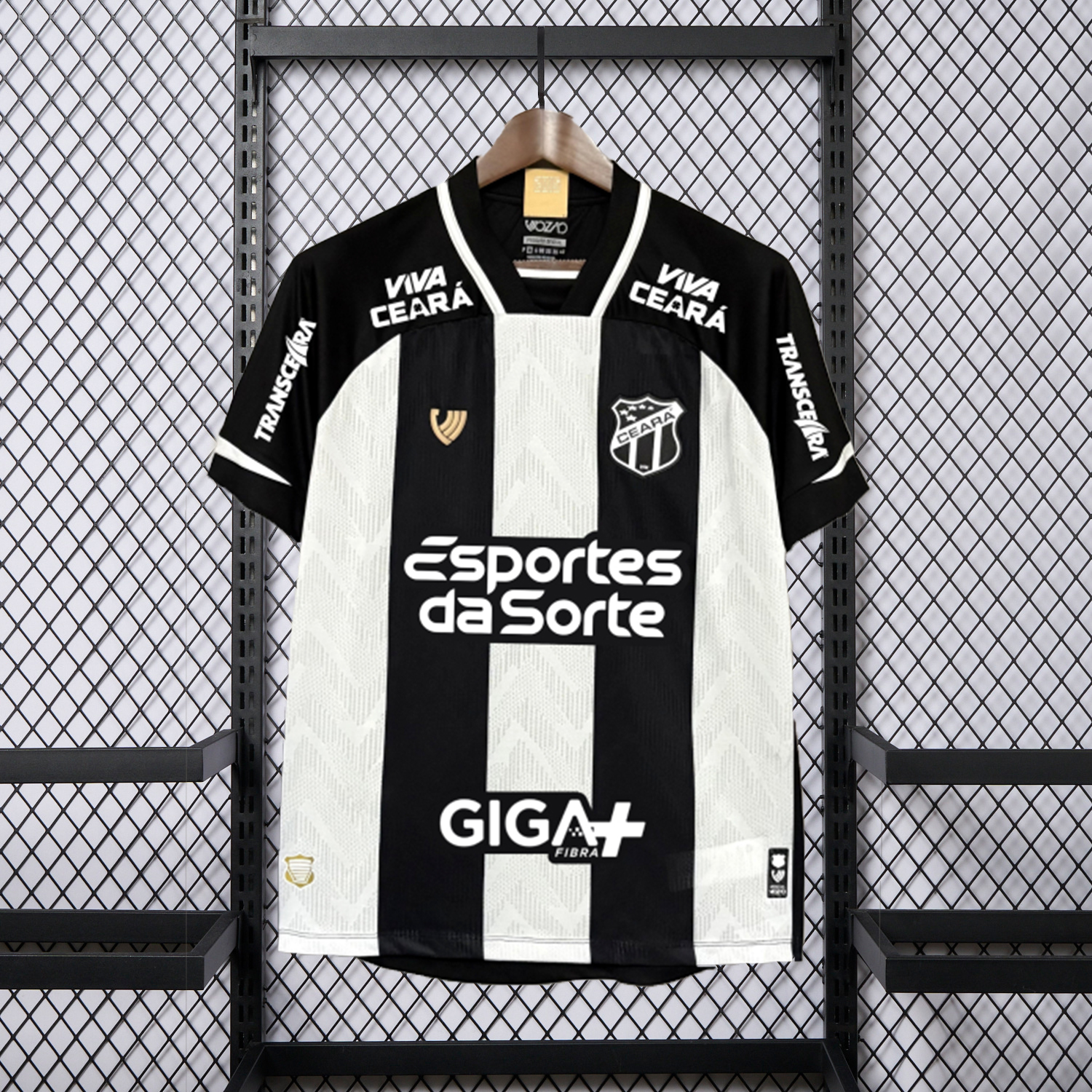 Ceará 25-26 Home Jersey With Sponsors - Fans Version - UnitedFutballJersey