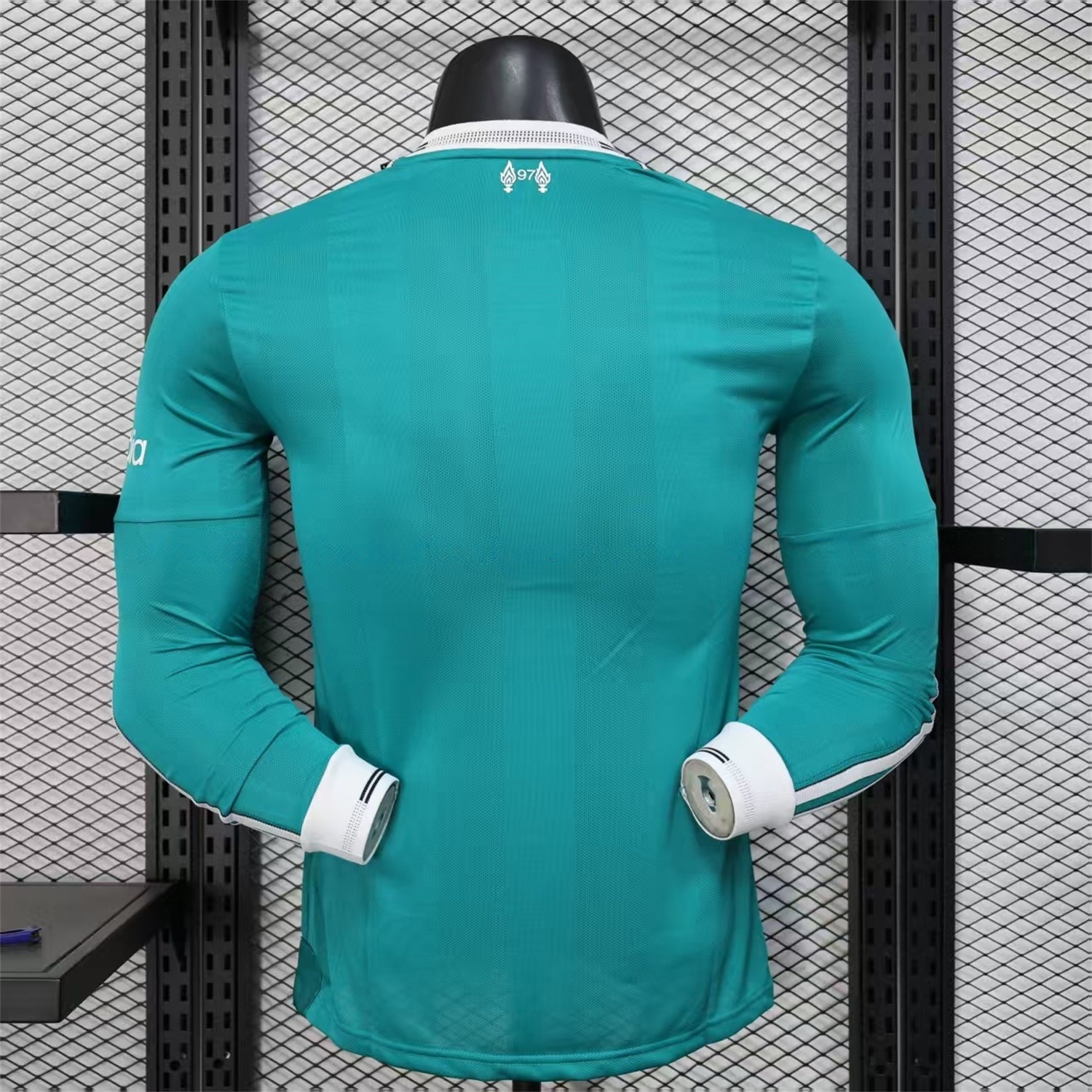 Liver.pool 25-26 Third Green Long Sleeves Jersey - Player Version - UnitedFutballJersey
