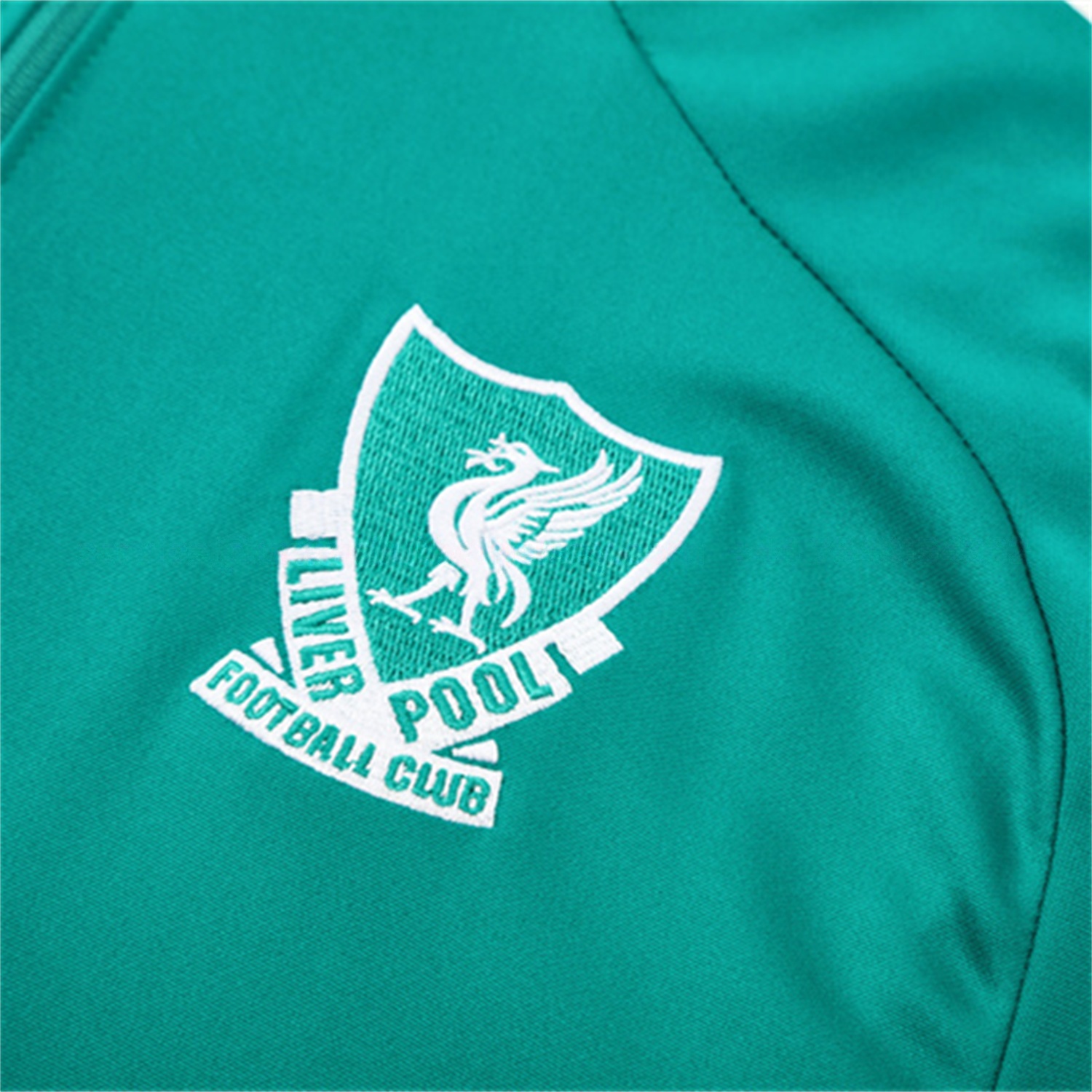 Liver.pool 25-26 Long Sleeve Training Set - Green Top & Black Pants - UnitedFutballJersey