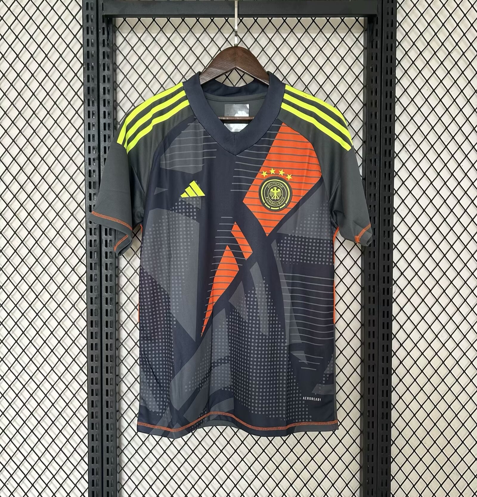 Germany 2024 Black Goalkeeper Jersey - Fans Version - UnitedFutballJersey