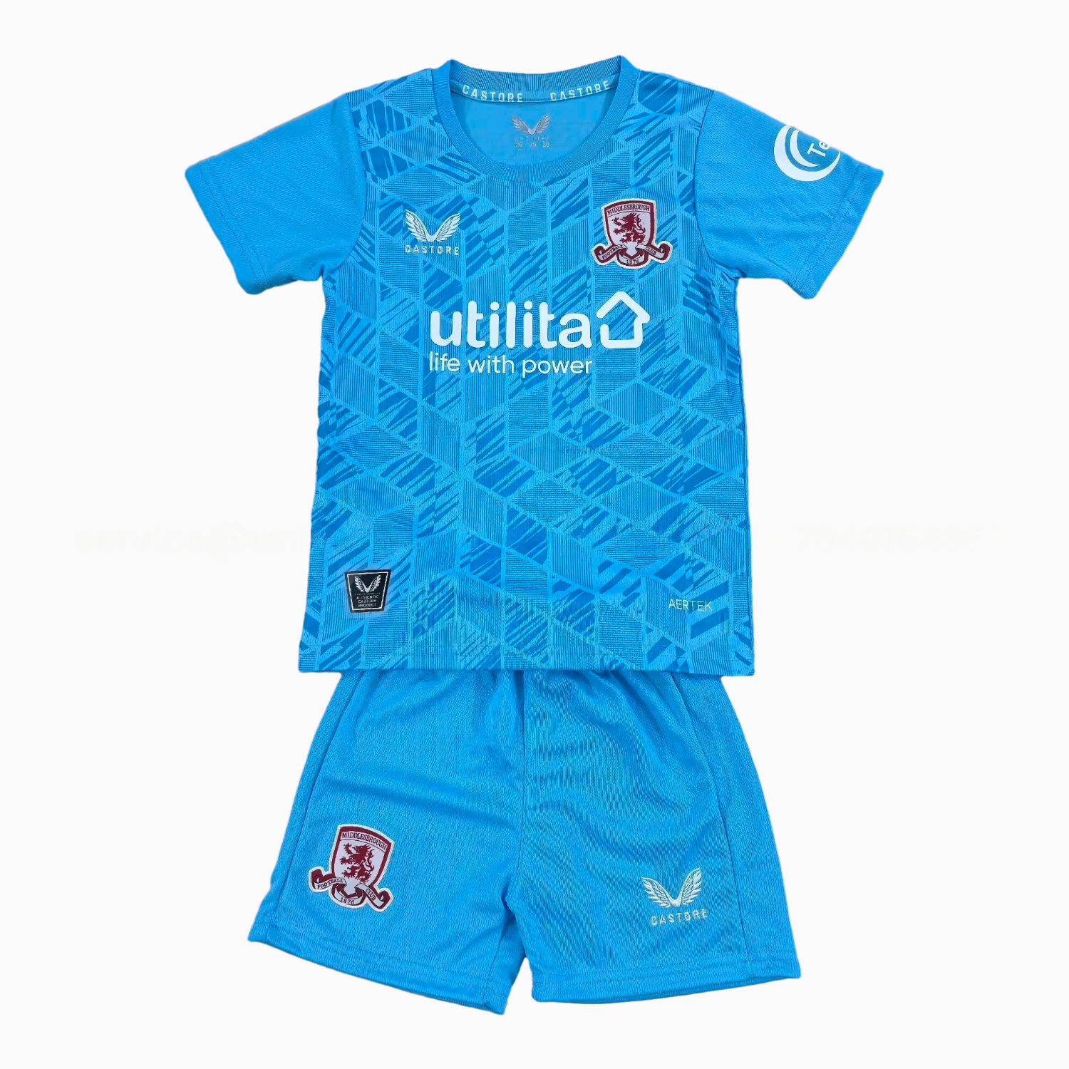Middlesbrough 25-26 Third Blue Kids Kit - UnitedFutballJersey