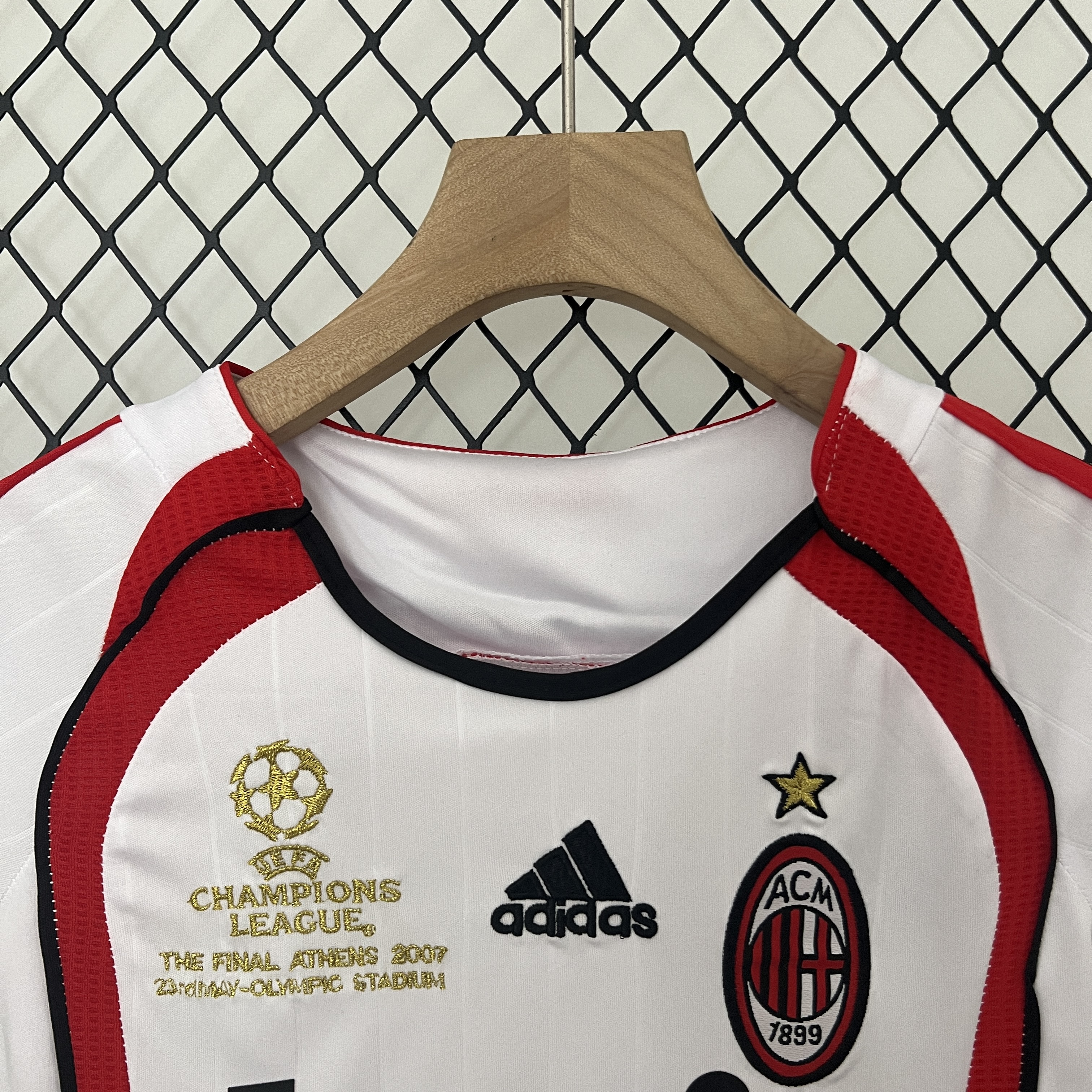 Retro AC Milan 2006-07 Away Stadium Kids Kit - Champions League Final - UnitedFutballJersey