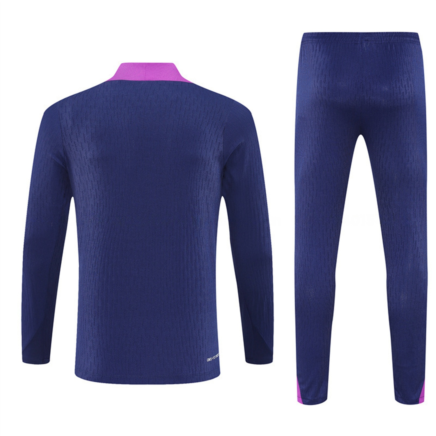 Barcelona 25-26 Kids Long Sleeve Training Set - Royal Blue Top Yellow Sponsor & Royal Blue Pants - UnitedFutballJersey