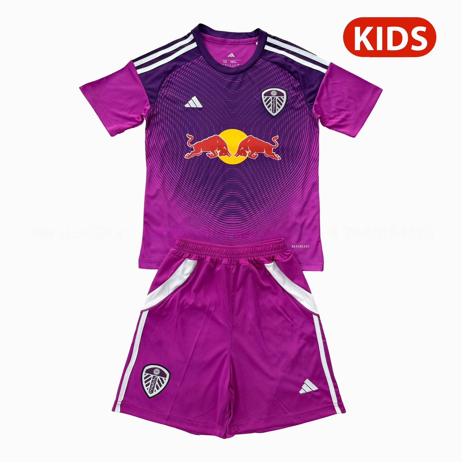 Leeds United 25-26 Purple Goalkeeper Kids Kit - UnitedFutballJersey