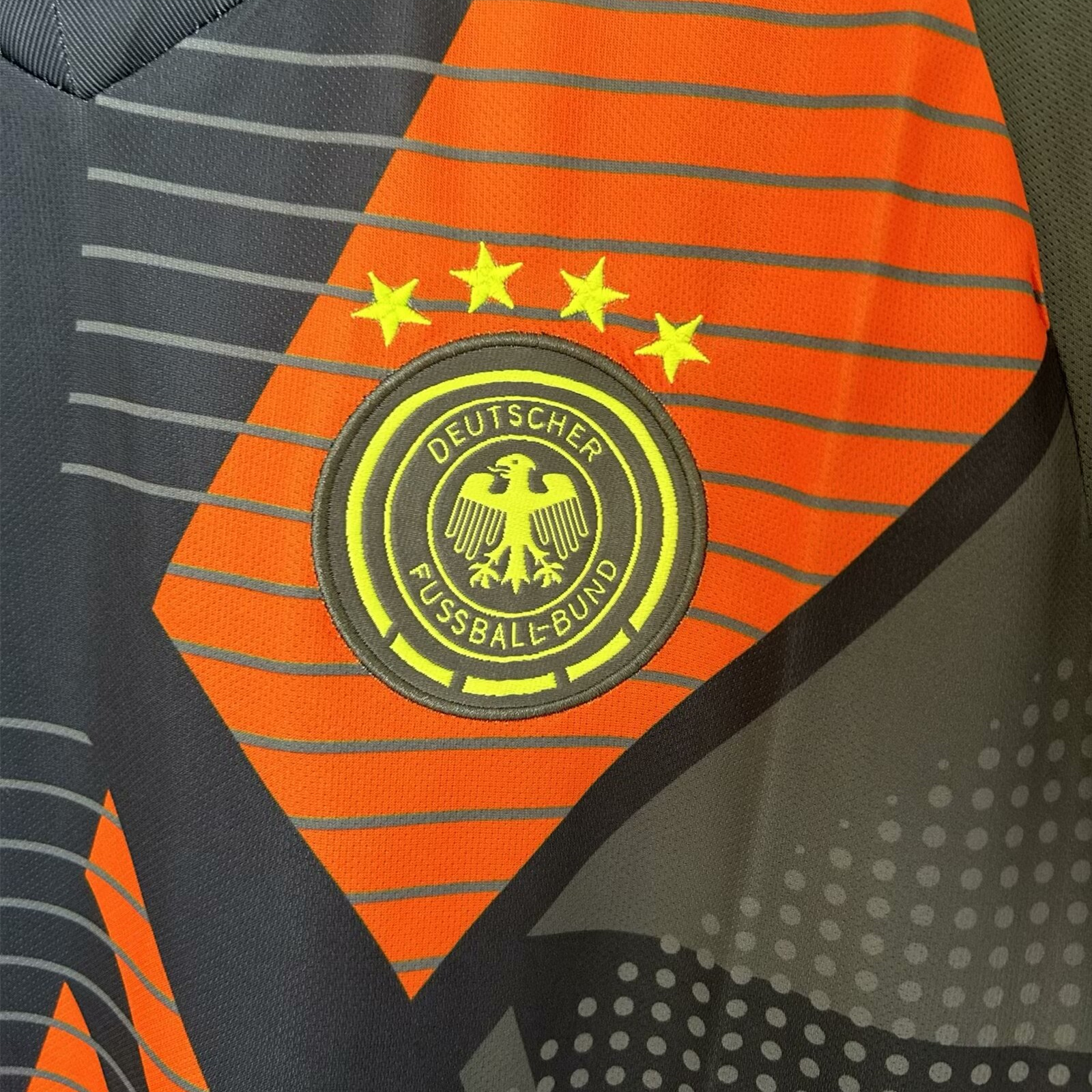 Germany 2024 Black Goalkeeper Jersey - Fans Version - UnitedFutballJersey