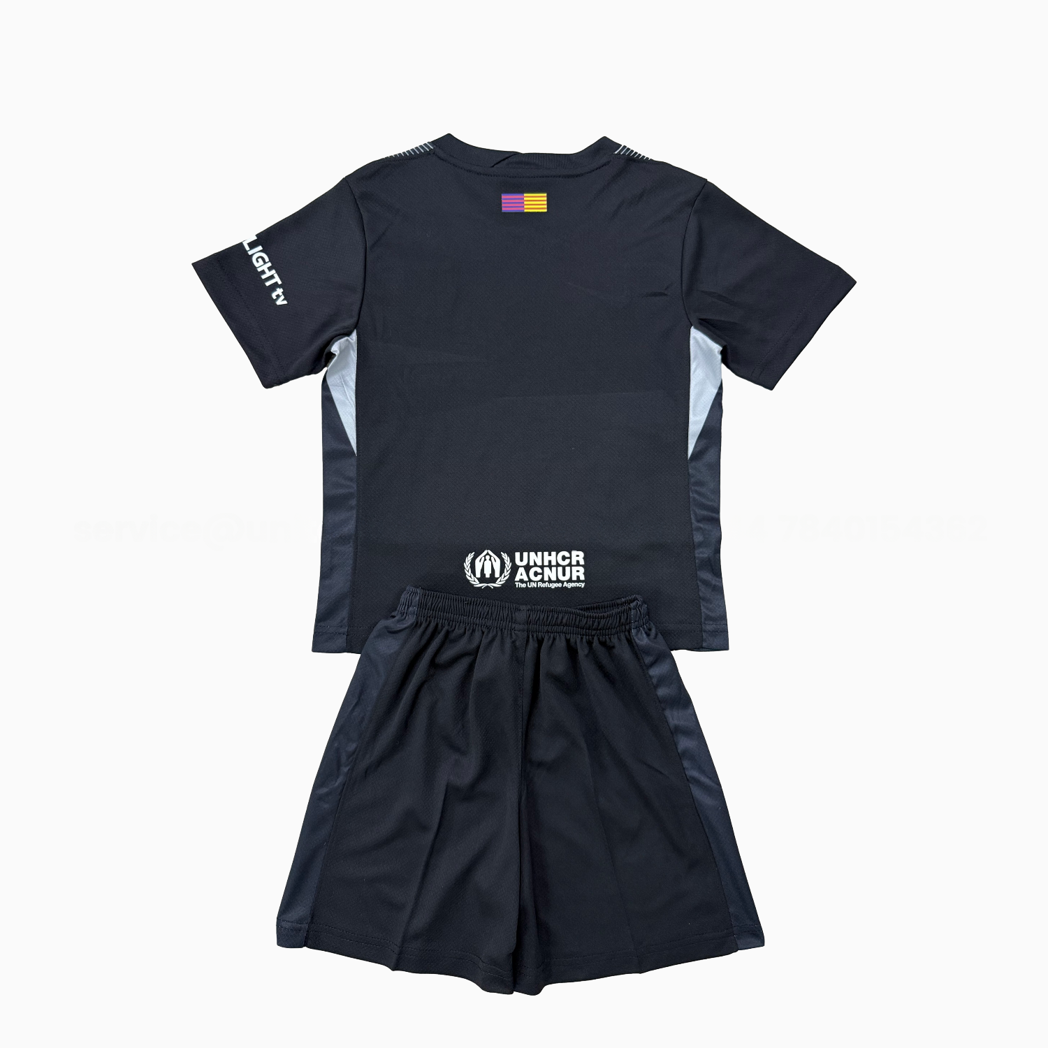Barcelona 25-26 Black Goalkeeper Kids Kit - UnitedFutballJersey