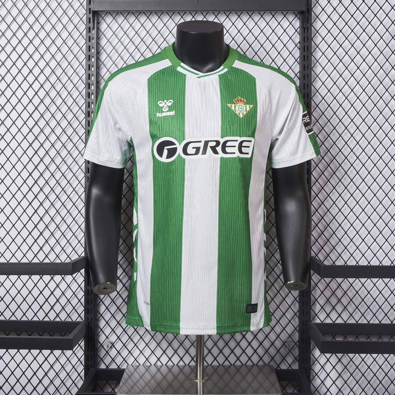 Real Betis 25-26 Home Stripes Jersey - Player Version - UnitedFutballJersey