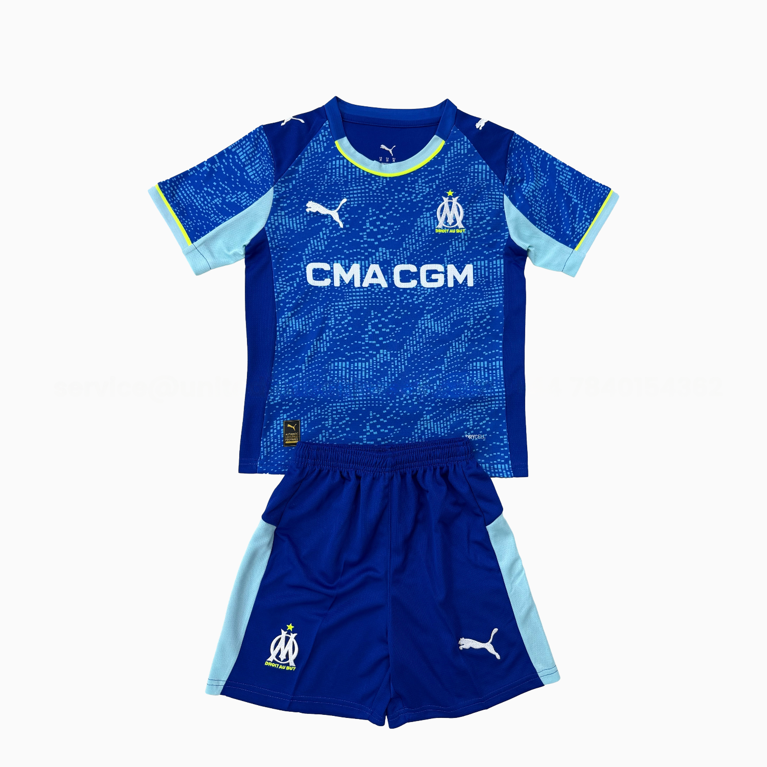 Marseille 25-26 Third Men's Adult Jersey Set - Fans Version - UnitedFutballJersey