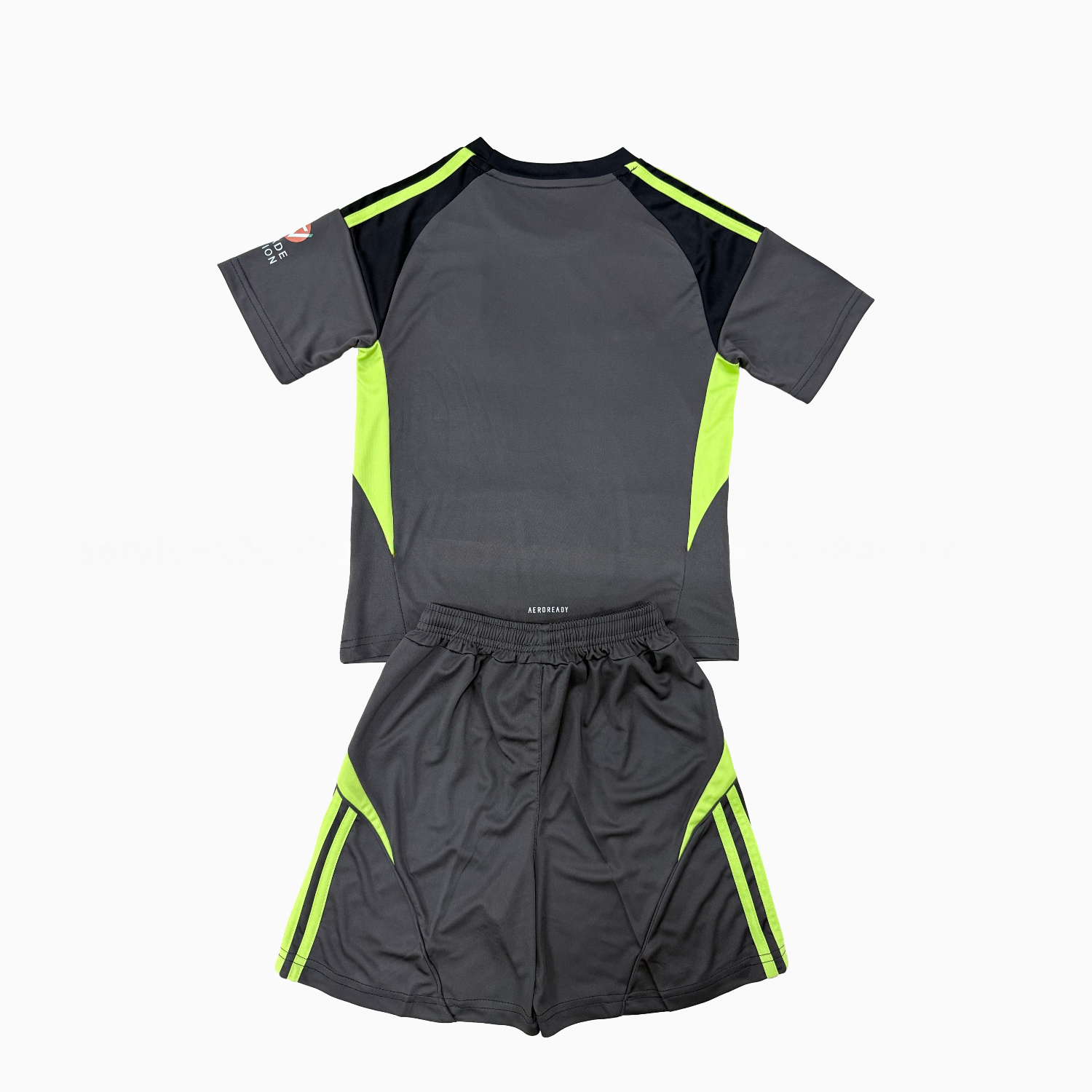 Aston Villa 25-26 Black Goalkeeper Kids Kit - UnitedFutballJersey