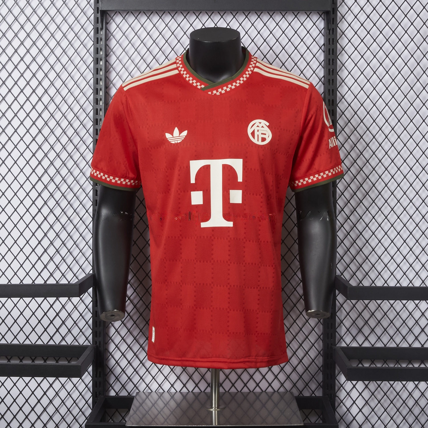 Bayern Munich 25-26 Trefoil Red Special Jersey - Player Version - UnitedFutballJersey