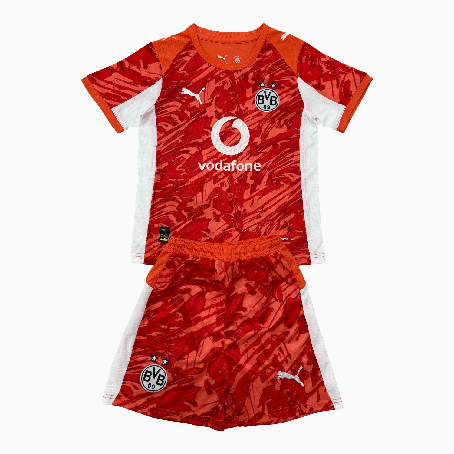 Dortmund 25-26 Orange Goalkeeper Men's Adult Jersey Set - Fans Version - UnitedFutballJersey