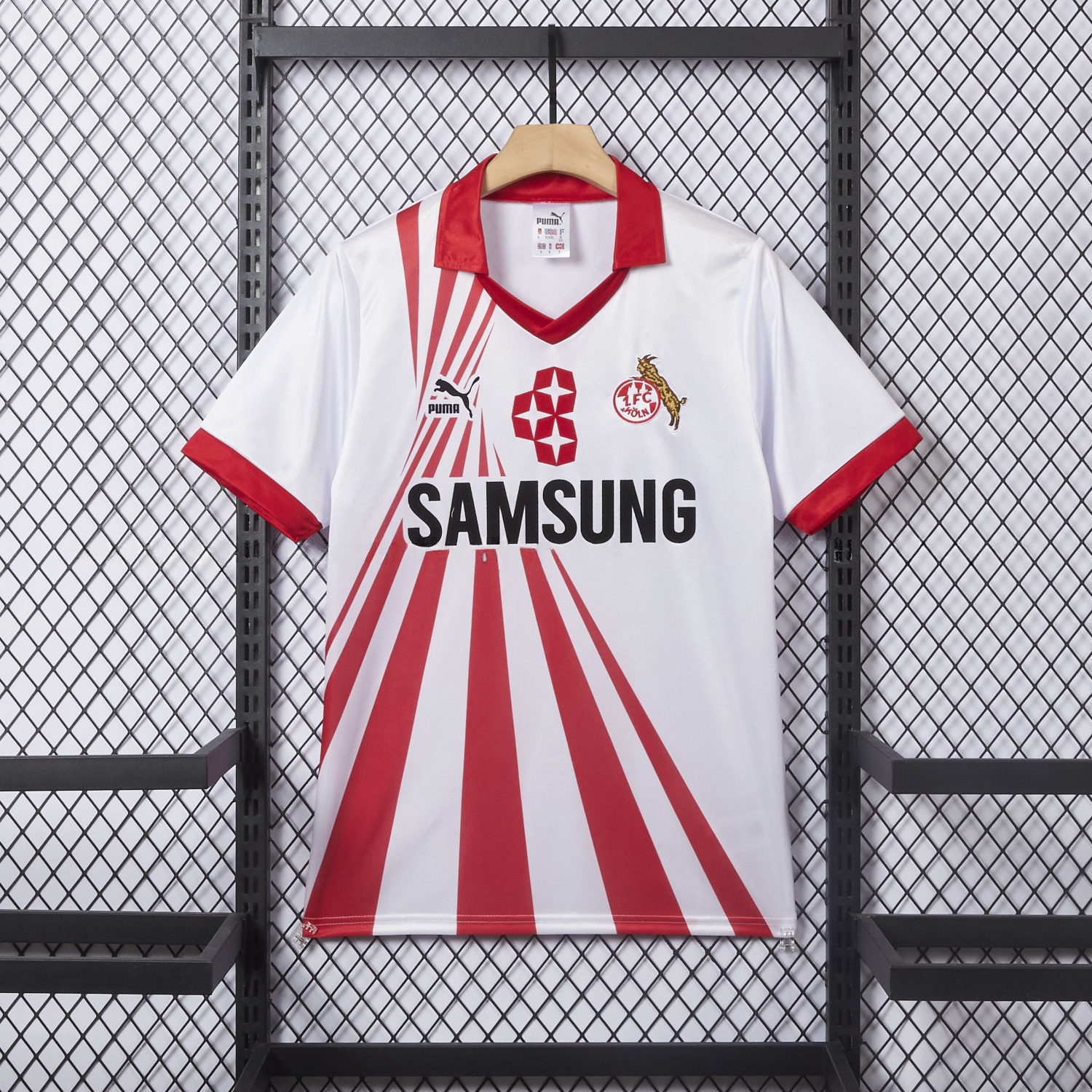 Retro 1. FC Köln 1990-91 Home Jersey - UnitedFutballJersey