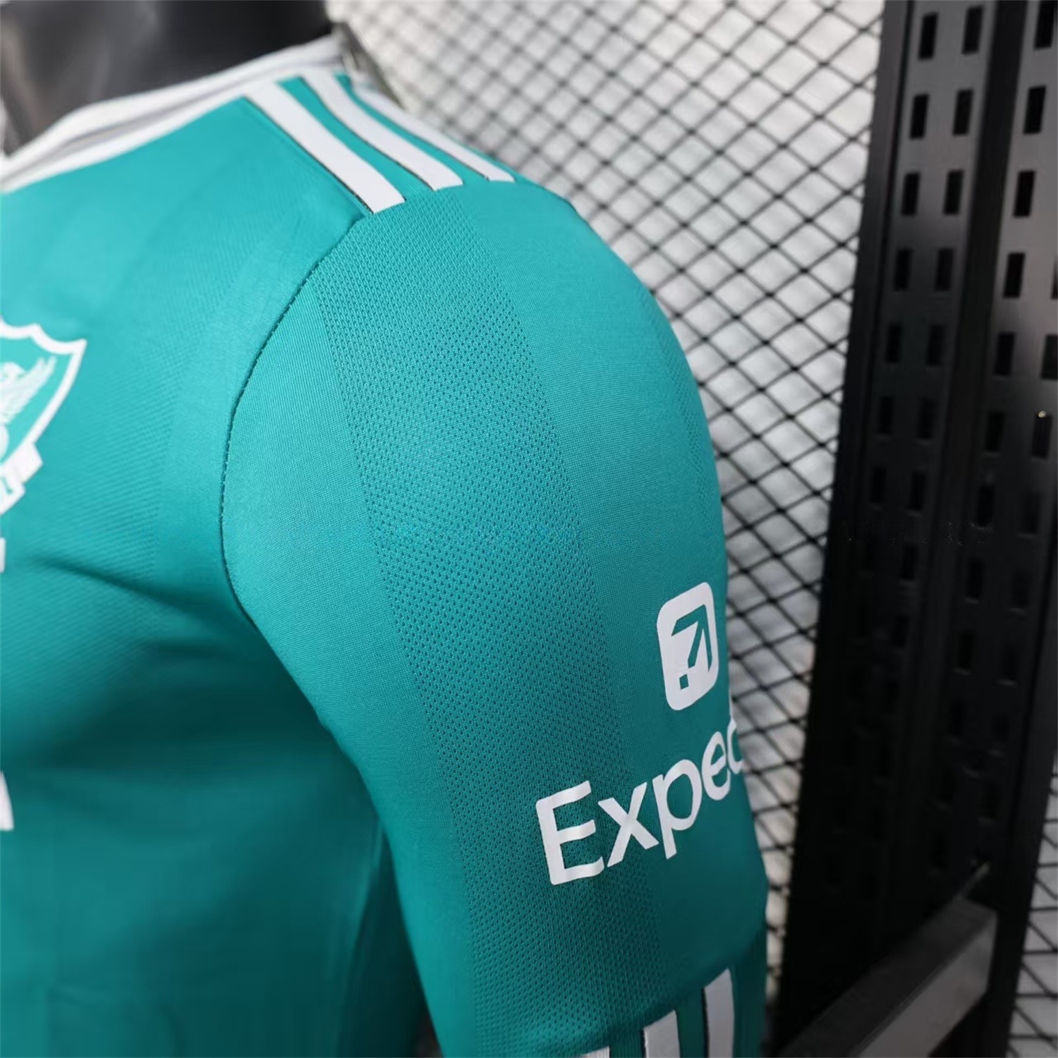 Liver.pool 25-26 Third Green Long Sleeves Jersey - Player Version - UnitedFutballJersey