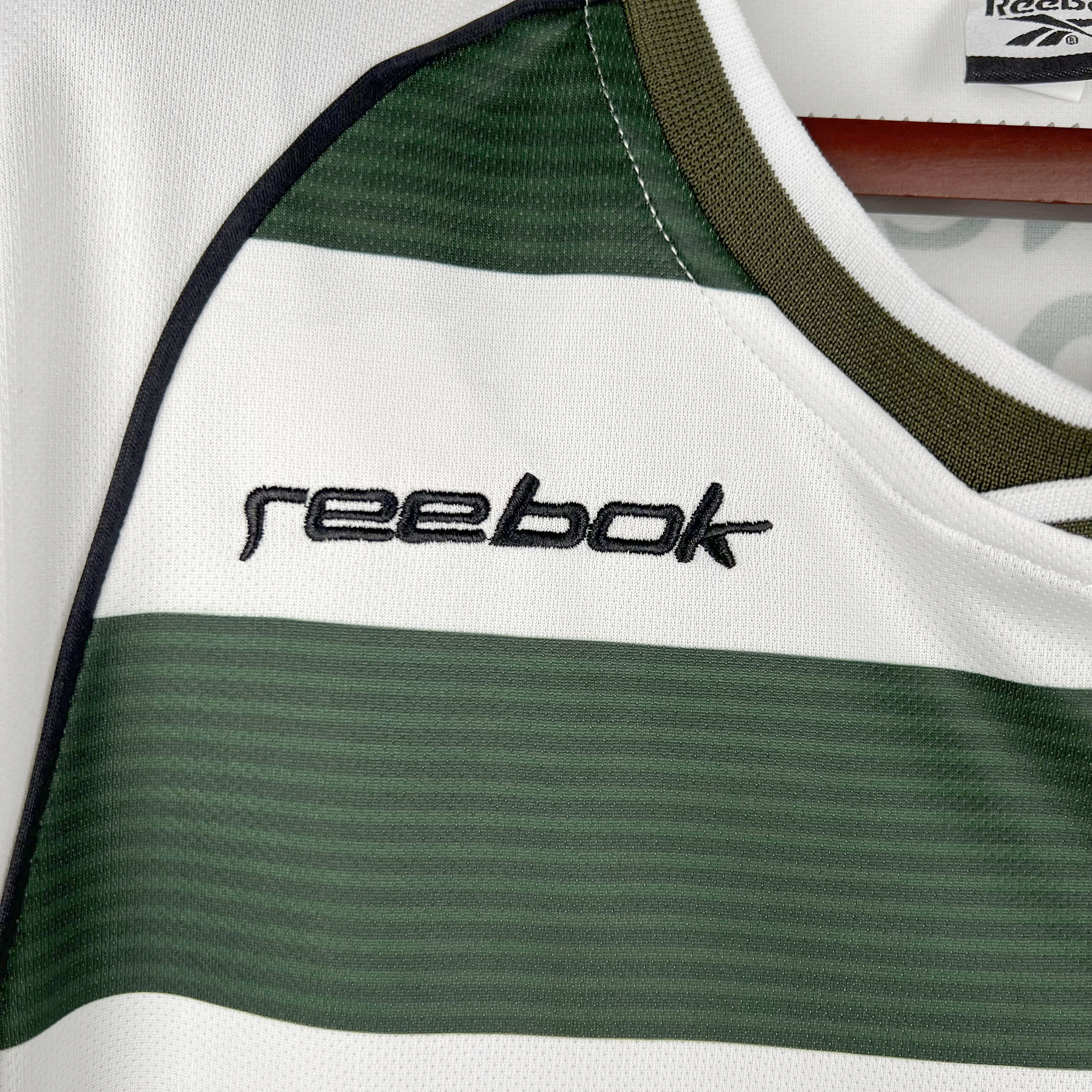 Retro Sporting CP 03-04 Home Stadium Long Sleeve Jersey - UnitedFutballJersey