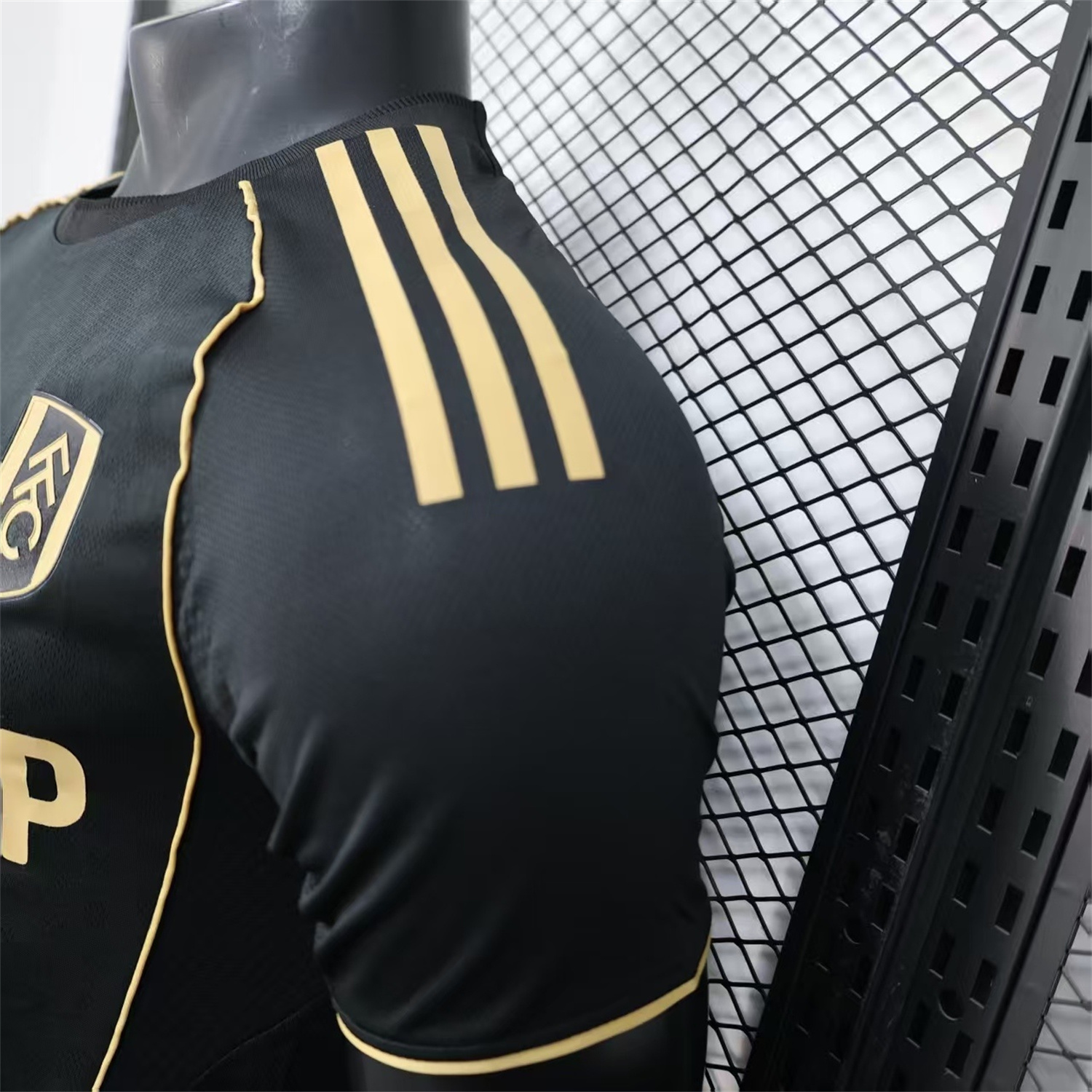 Fulham 25-26 Third Black Jersey - Player Version - UnitedFutballJersey