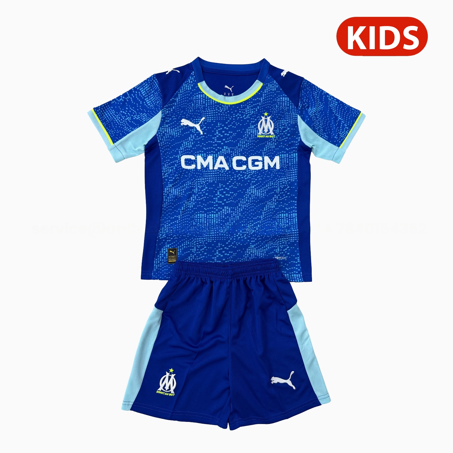 Marseille 25-26 Third Kids Kit - UnitedFutballJersey