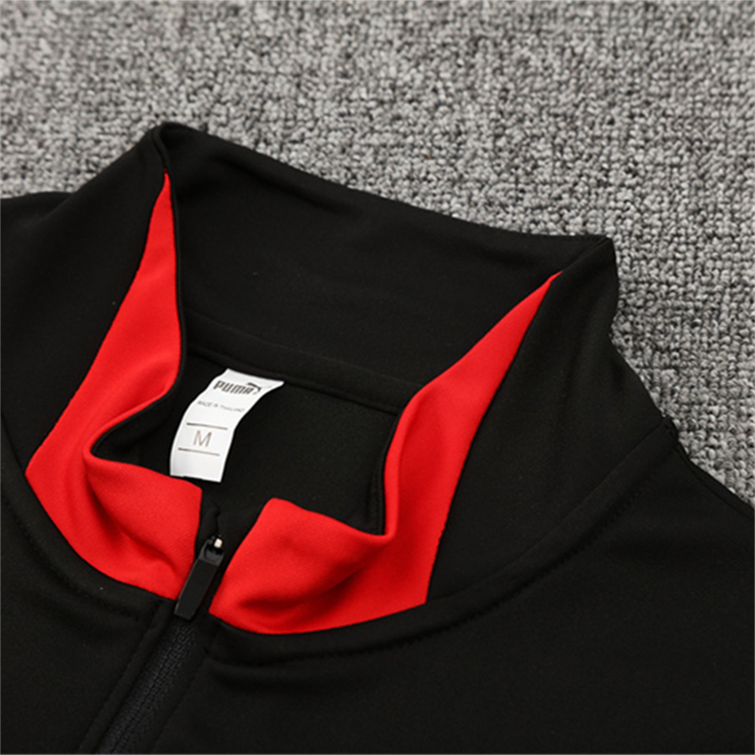 Portugal 25-26 Kids Long Sleeve Training Set - Black Top & Black Pants - UnitedFutballJersey
