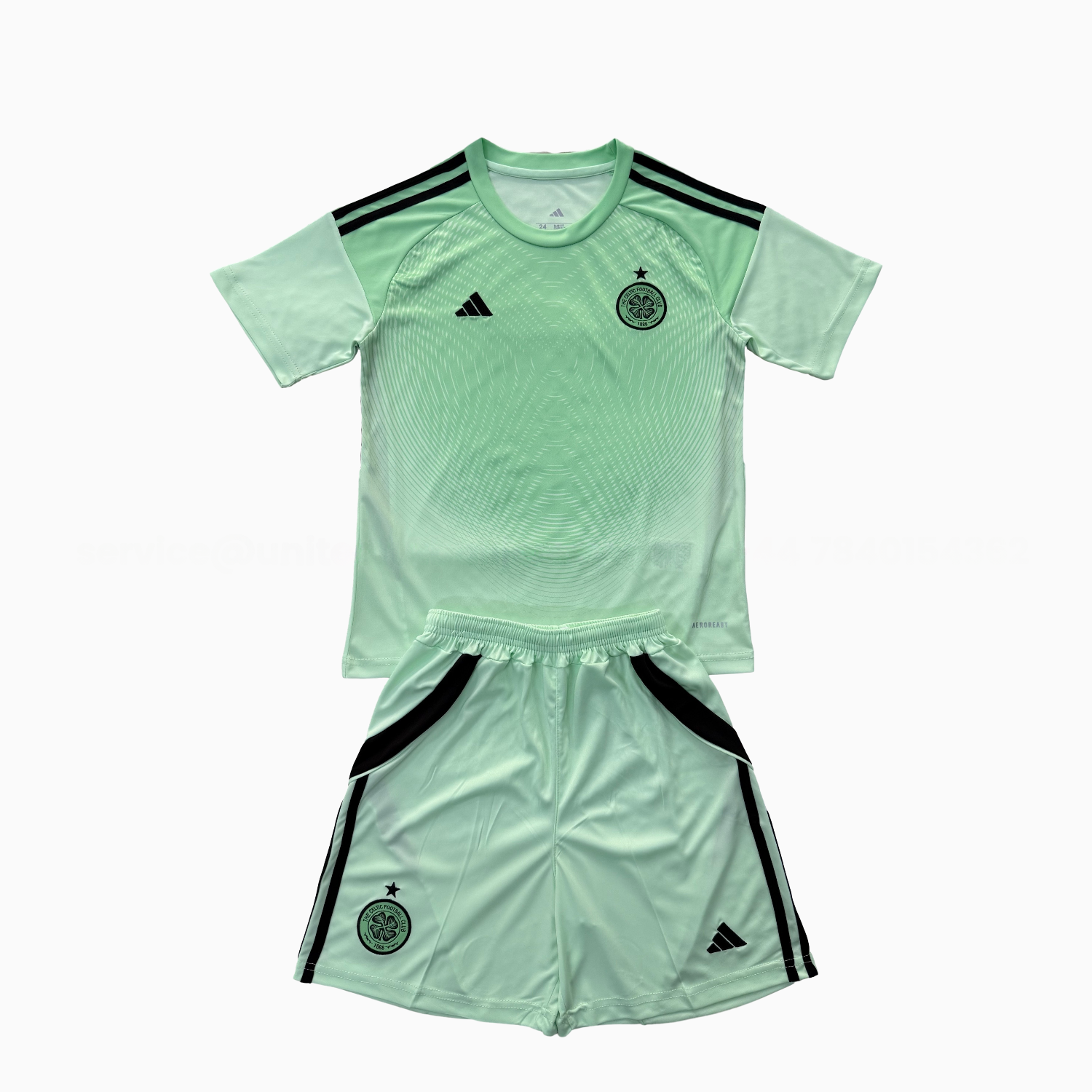 Celtic 25-26 Green Goalkeeper Kids Kit - UnitedFutballJersey