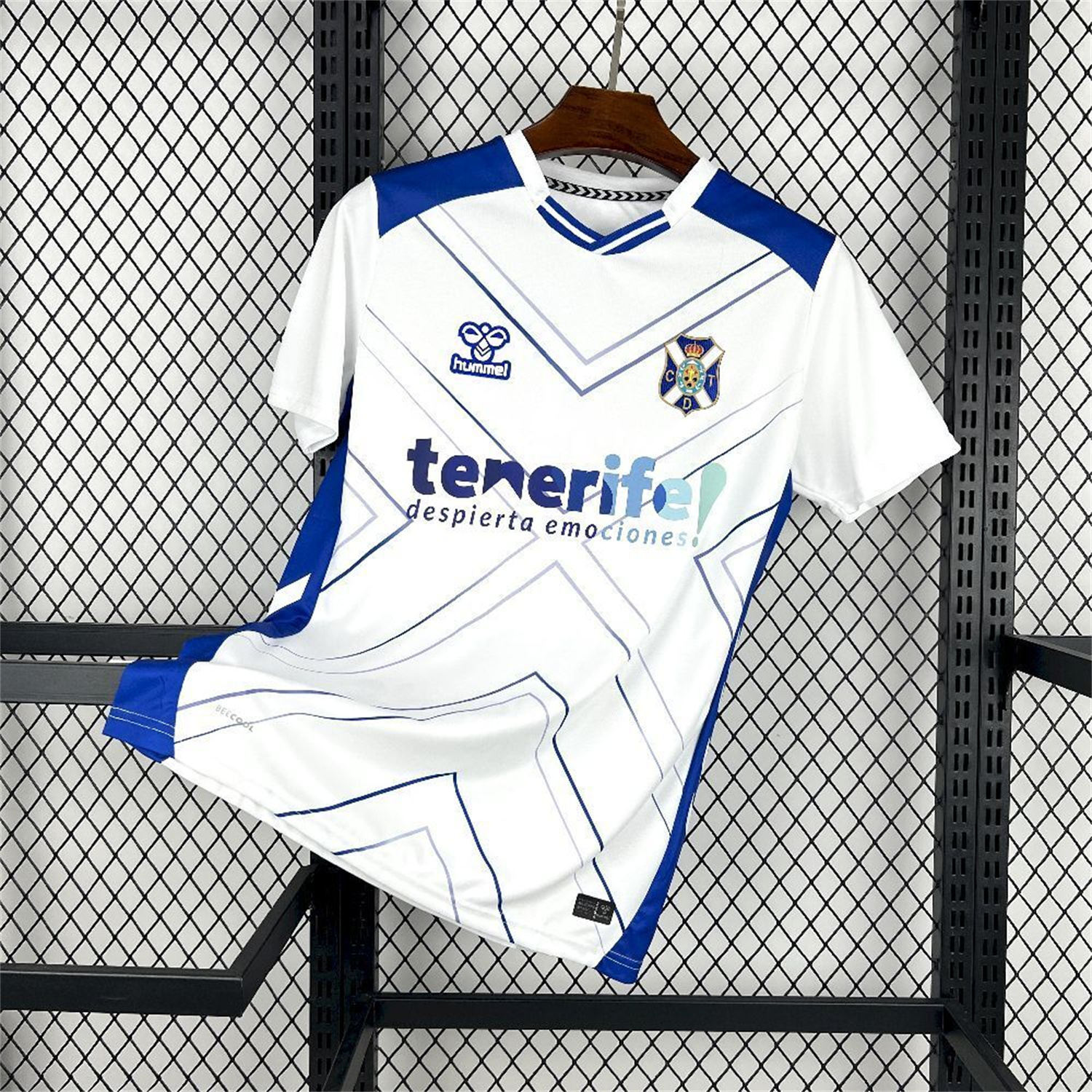 Tenerife 25-26 Home White Jersey - Fans Version - UnitedFutballJersey