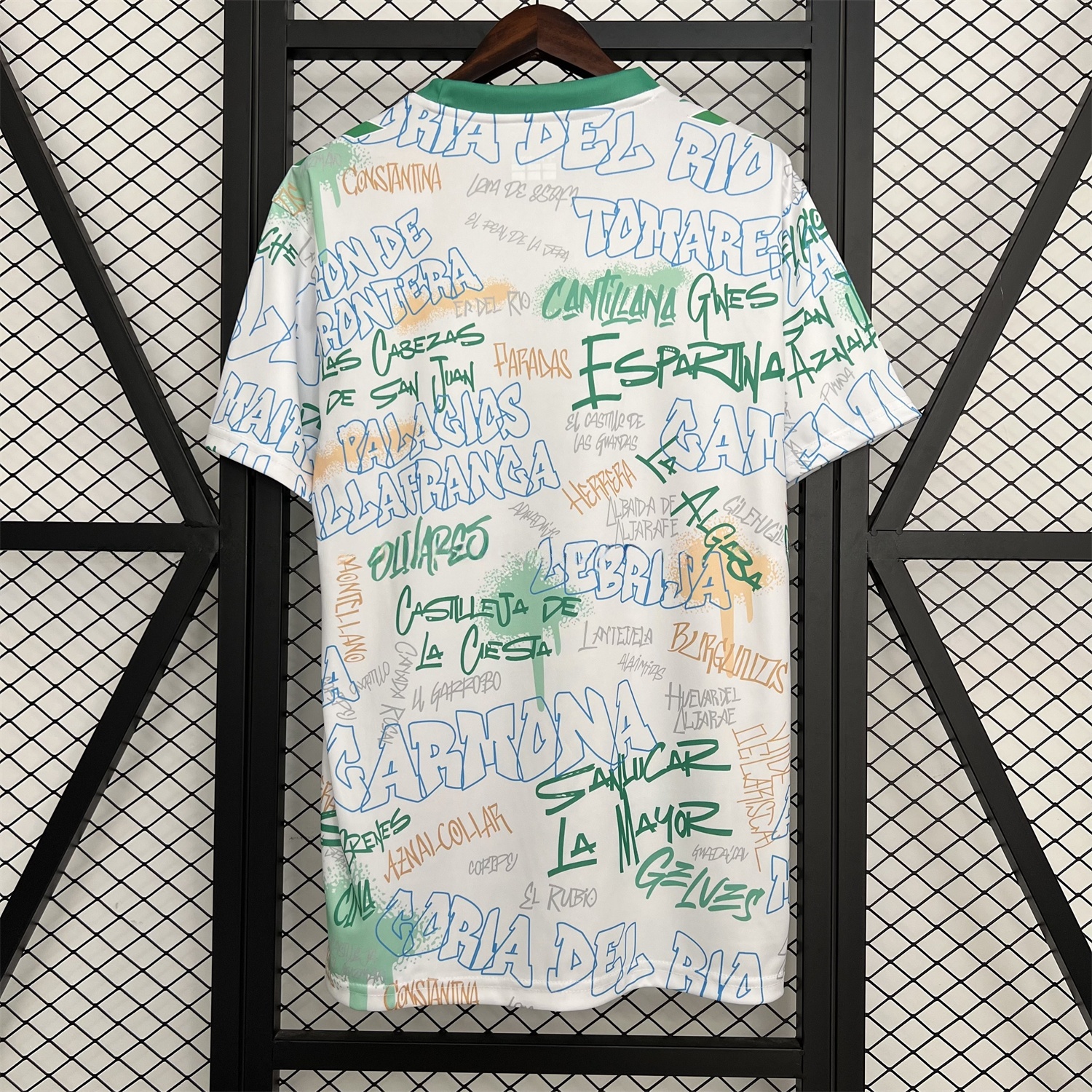 Real Betis 25-26 Graffiti Style Special Jersey - Fans Version - UnitedFutballJersey