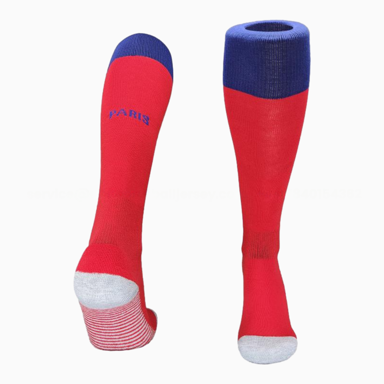 Paris Saint-Germain PSG 25-26 Third Socks - Red - UnitedFutballJersey