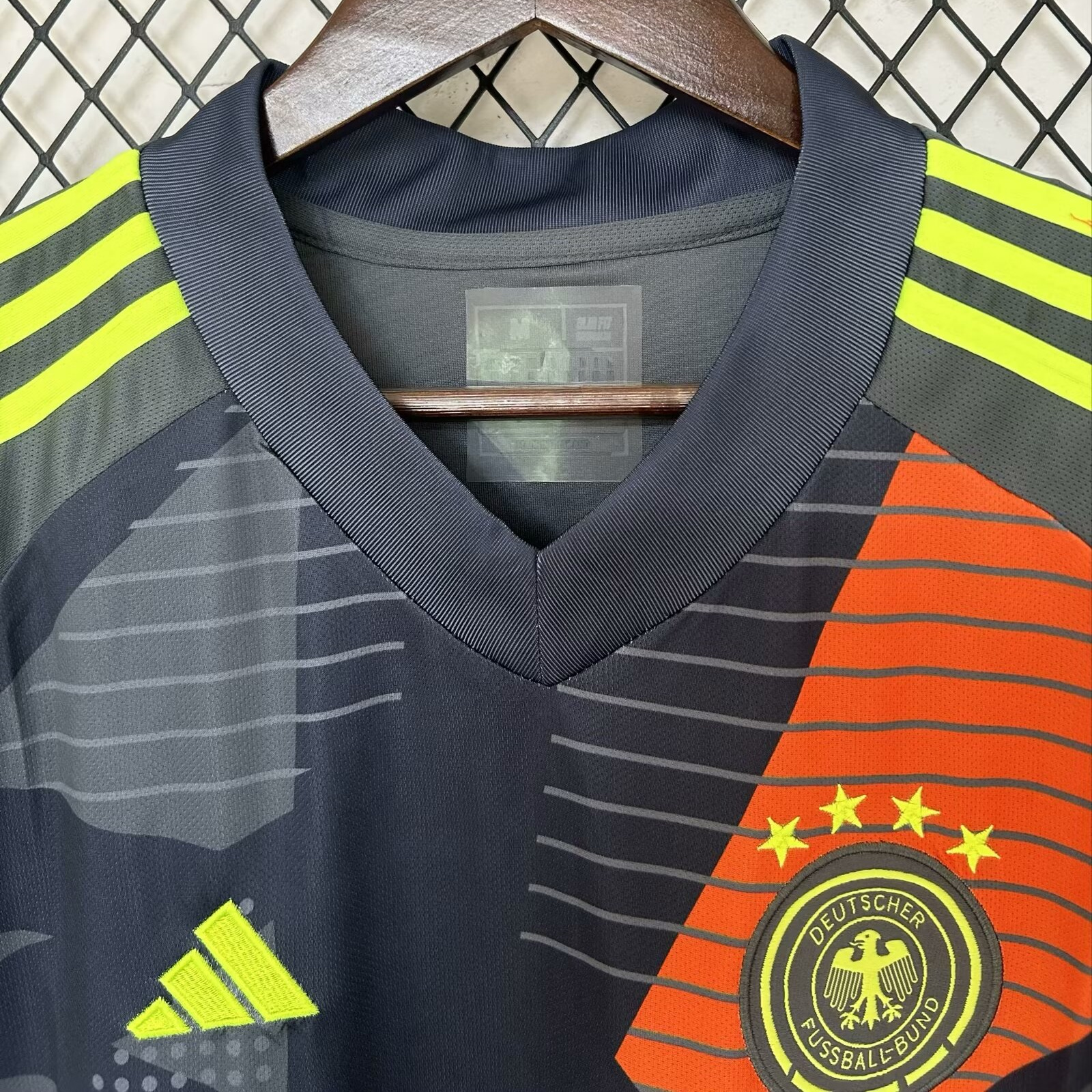 Germany 2024 Black Goalkeeper Jersey - Fans Version - UnitedFutballJersey