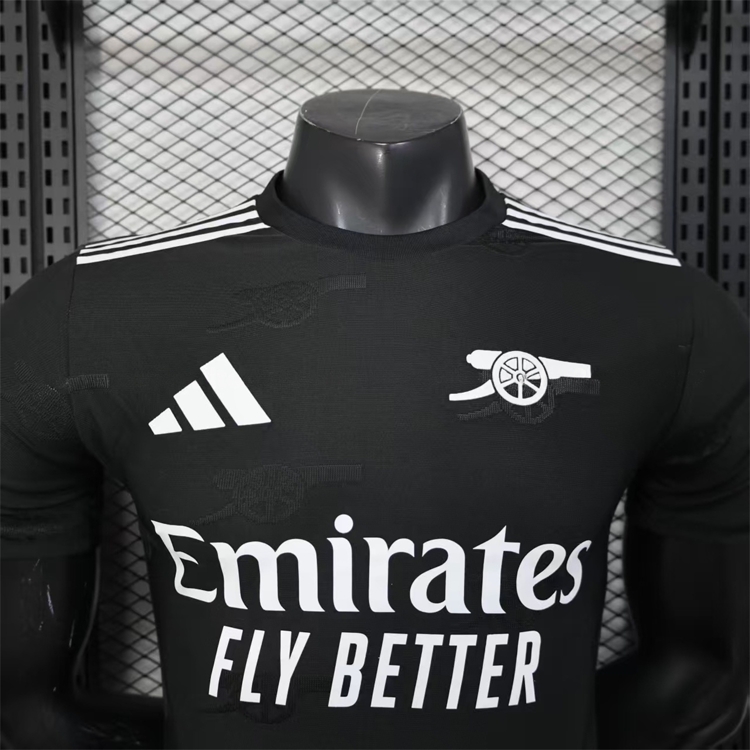 Arsenal 25-26 Pure Black Special Jersey - Player Version - UnitedFutballJersey