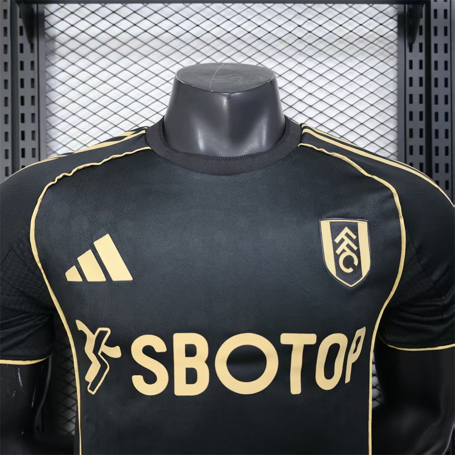 Fulham 25-26 Third Black Jersey - Player Version - UnitedFutballJersey