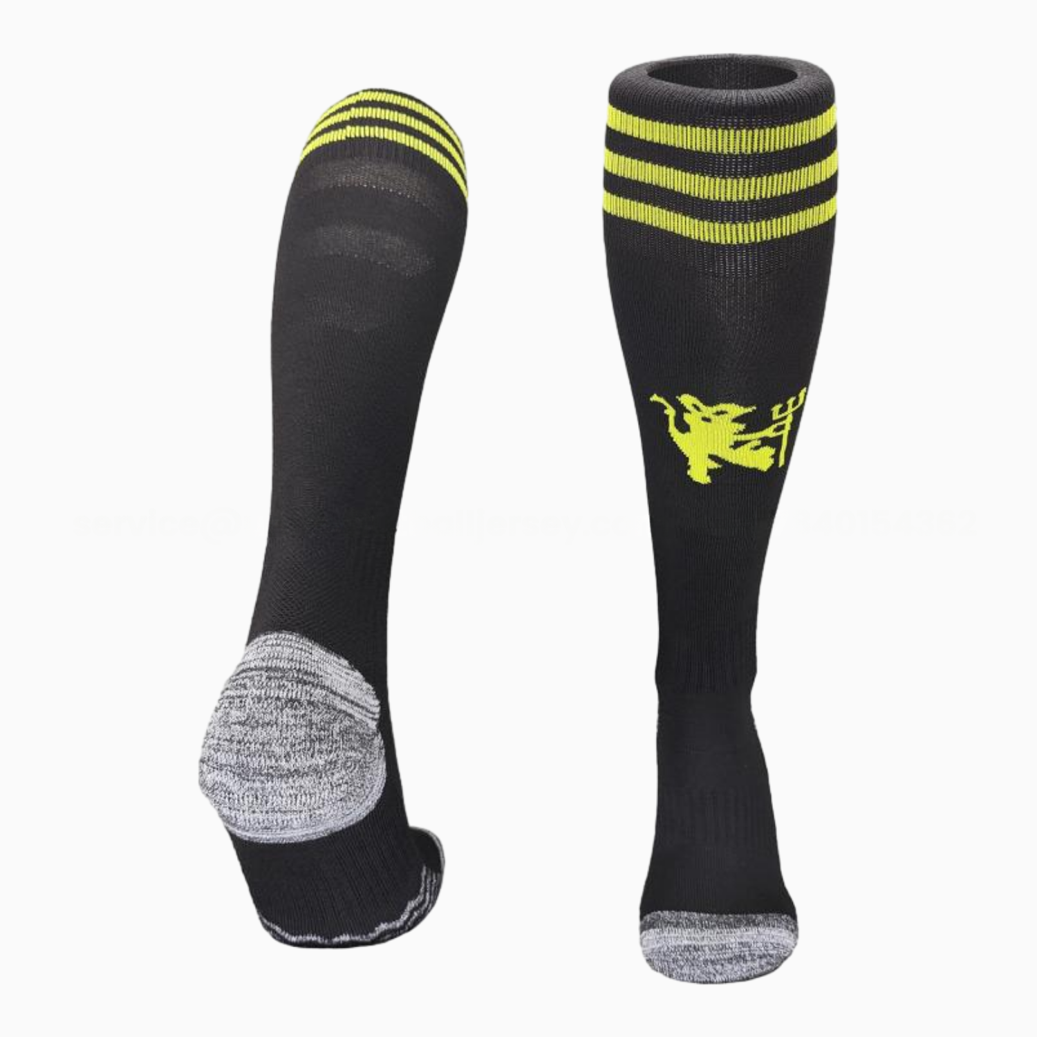 Manchester United 25-26 Third Socks - Black - UnitedFutballJersey
