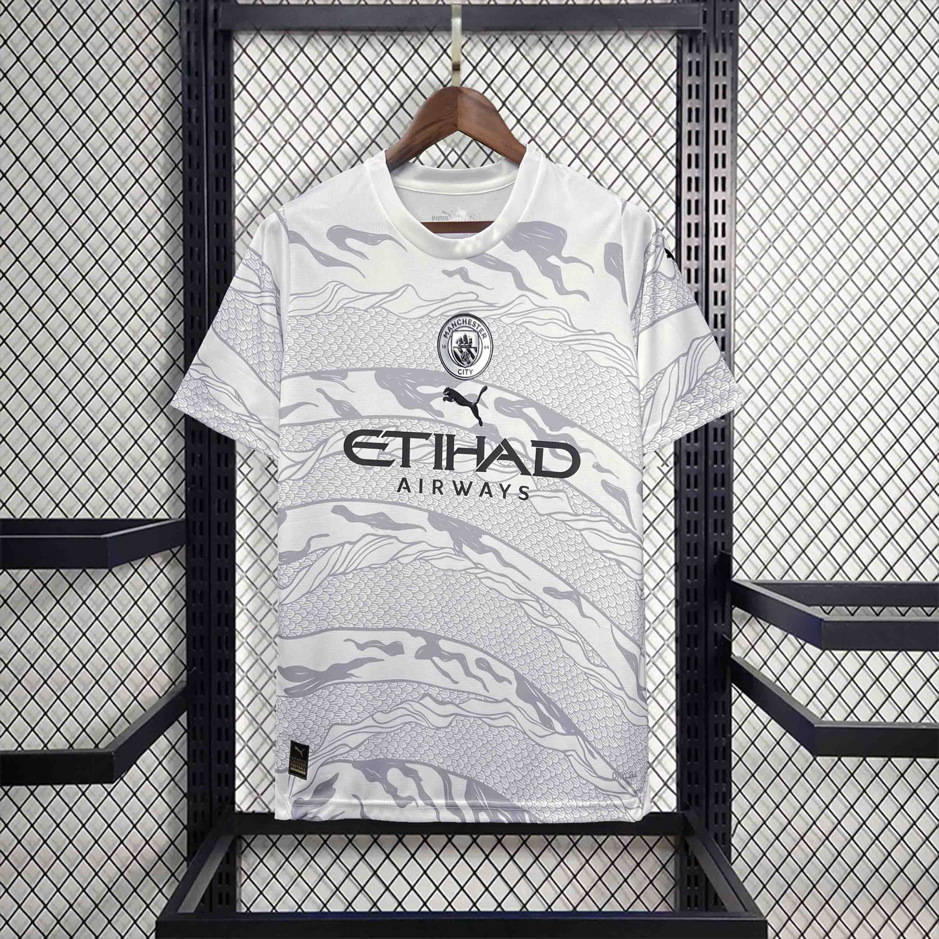 Manchester City 2024 Year of the Dragon Pre-match Jersey - Fans Version - UnitedFutballJersey