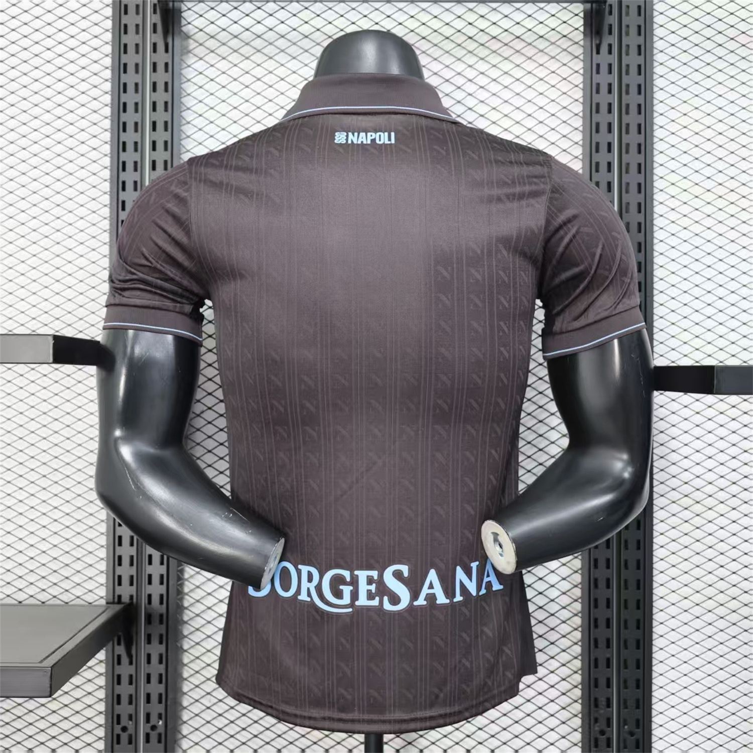 Napoli 25-26 Third Black Jersey - Player Version - UnitedFutballJersey
