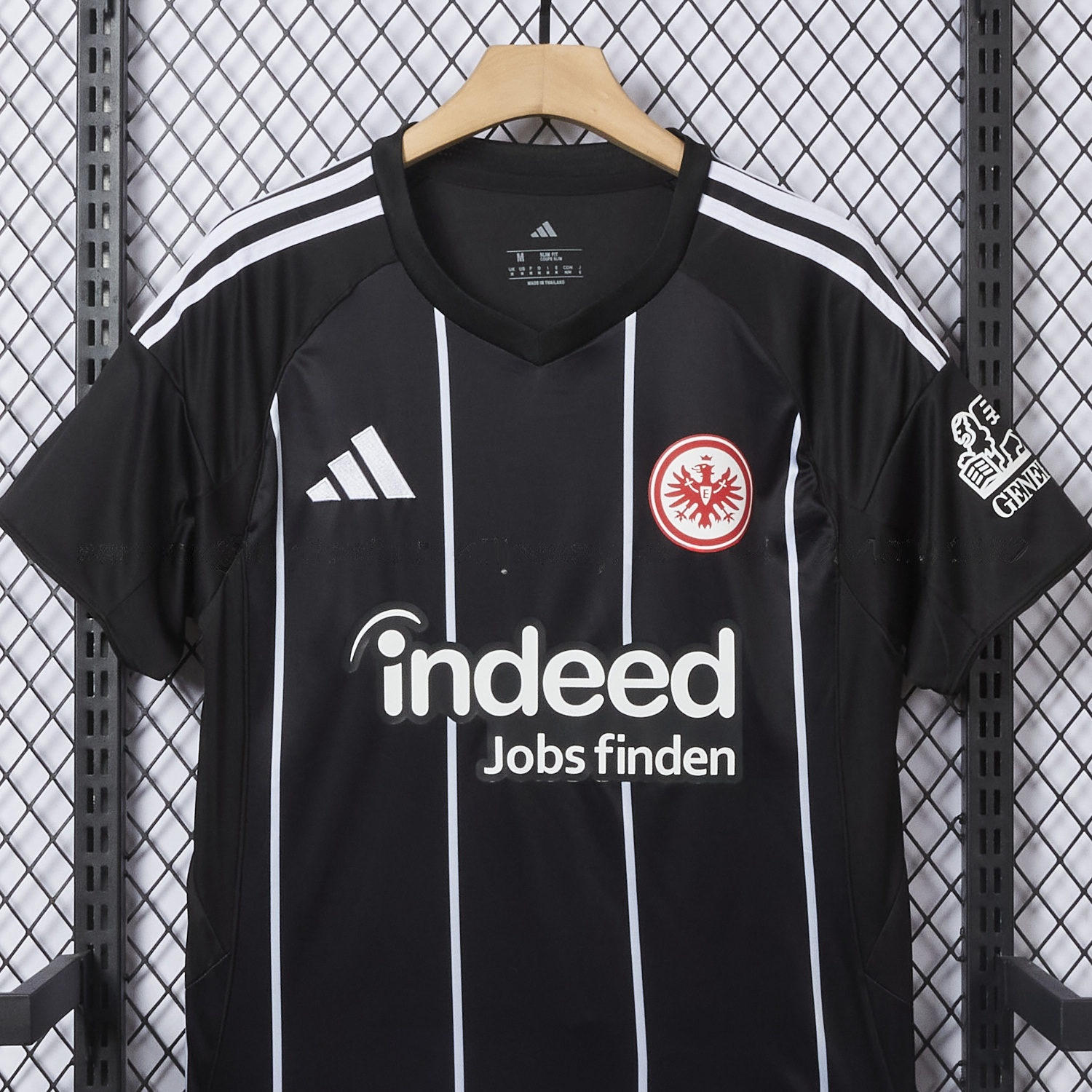 Frankfurt 25-26 European Home Black Jersey - Fans Version - UnitedFutballJersey