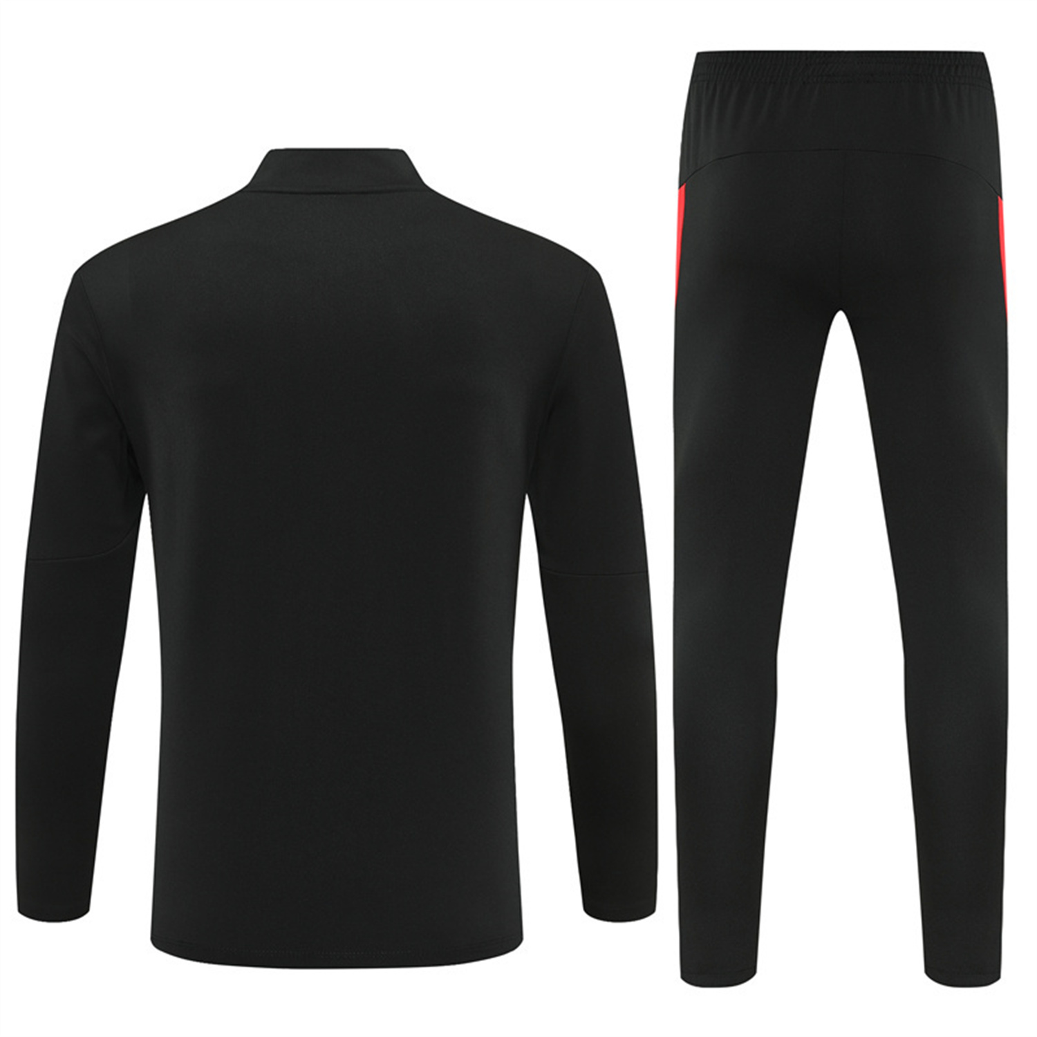 Portugal 25-26 Long Sleeve Training Set - Black Top & Black Pants - UnitedFutballJersey