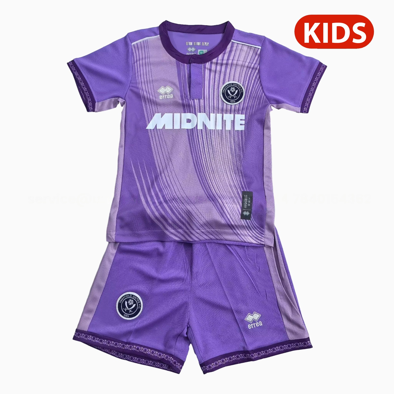 Sheffield United 25-26 Third Purple Kids Kit - UnitedFutballJersey