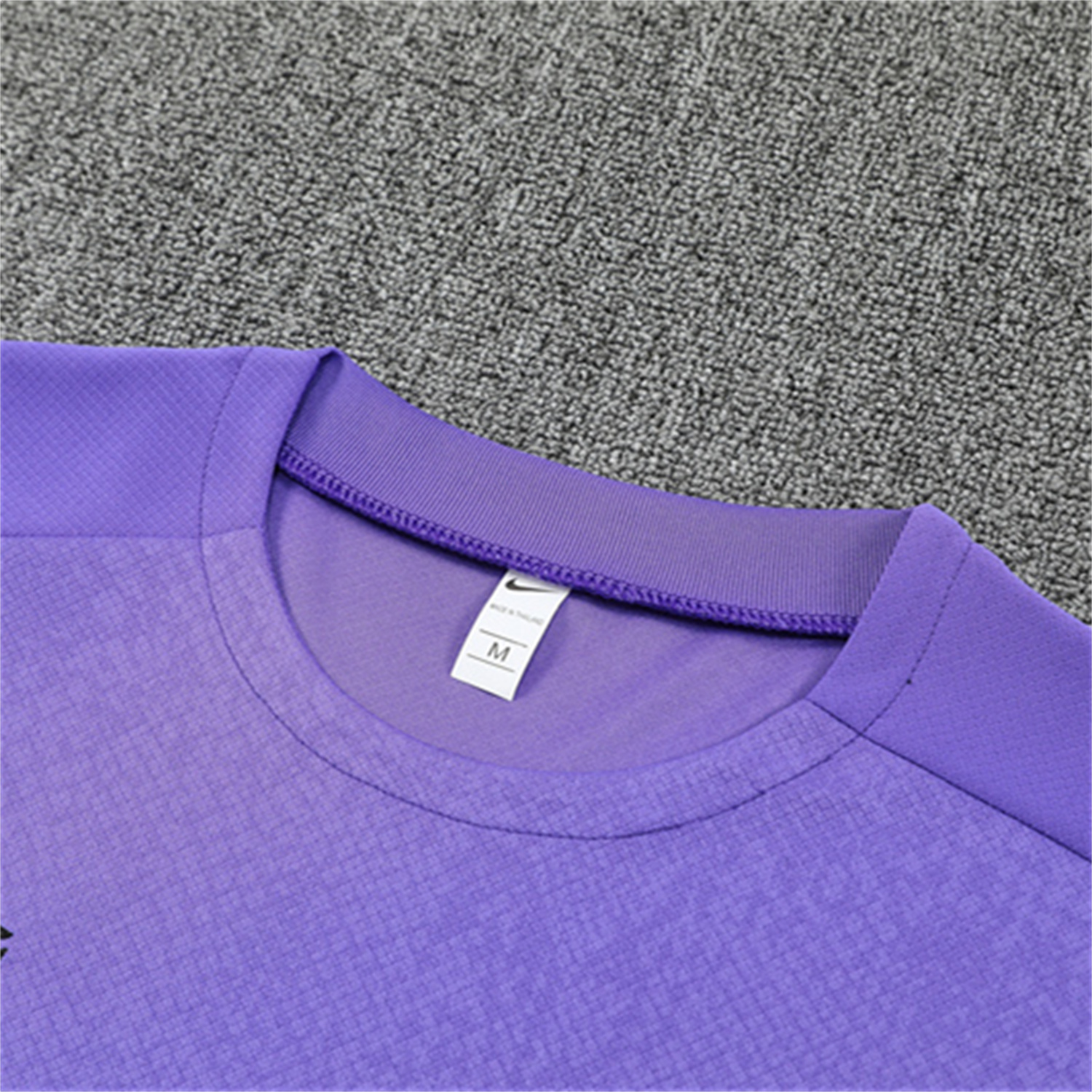 Barcelona 25-26 X KB Kids Short-Sleeve Training Set - Purple Top & Black Shorts - UnitedFutballJersey