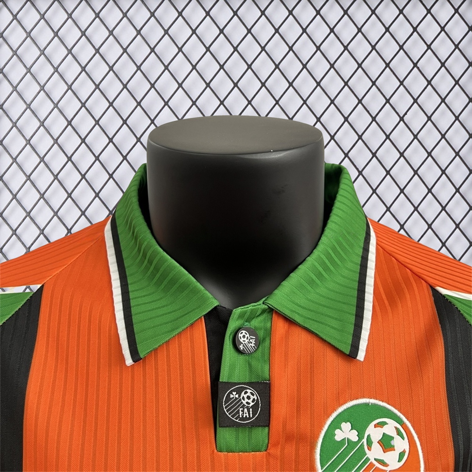 Retro Ireland 1996-97 Away Orange Jersey - UnitedFutballJersey