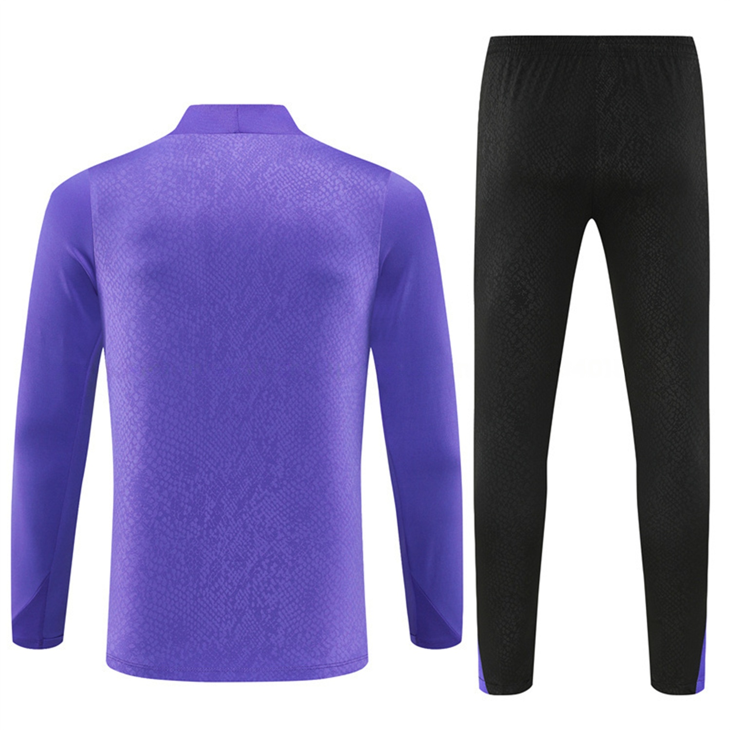 Barcelona 25-26 X KB Long Sleeve Training Set - Purple Top & Black Pants - UnitedFutballJersey