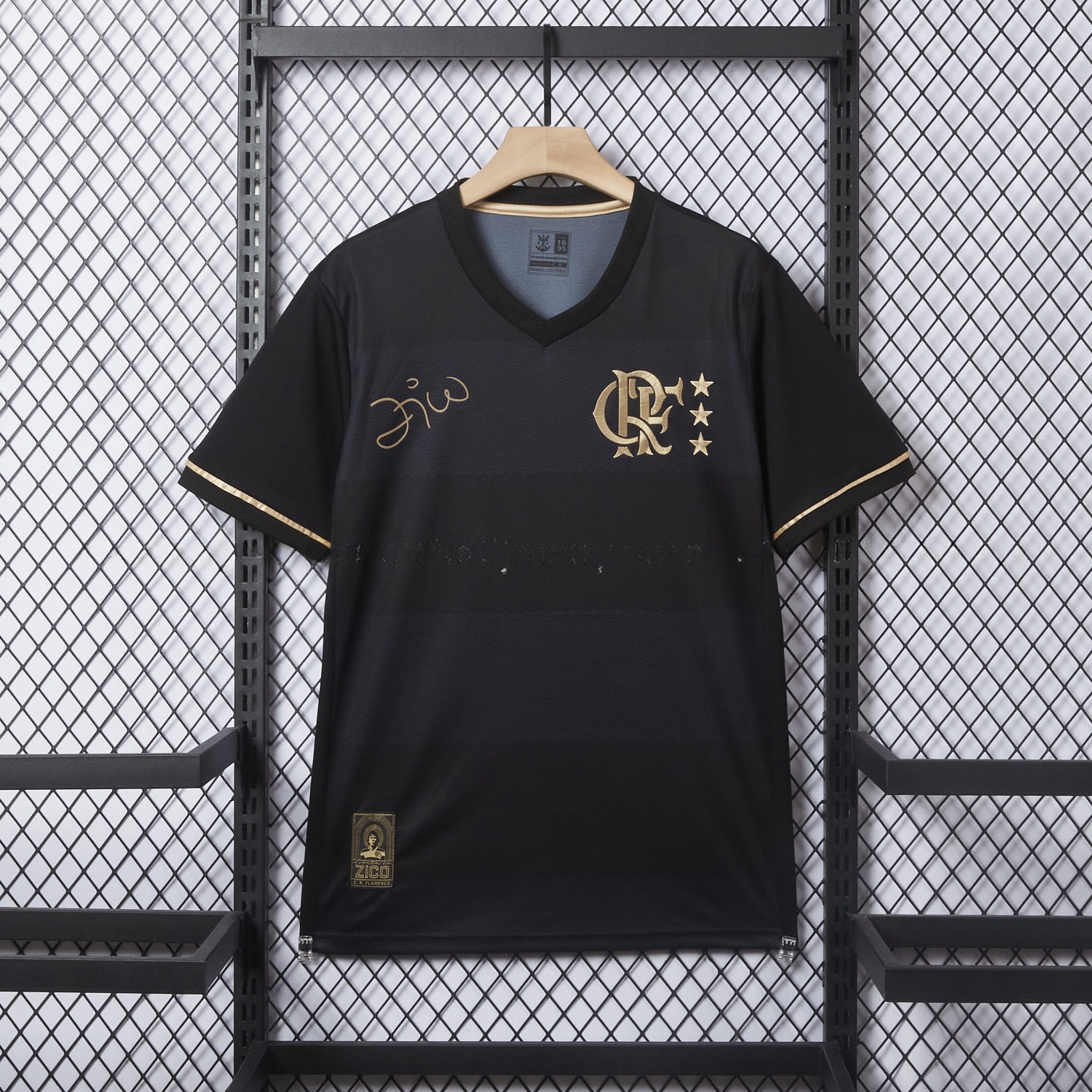 Flamengo 25-26 ZICO Commemorative Black Jersey - Fans Version - UnitedFutballJersey