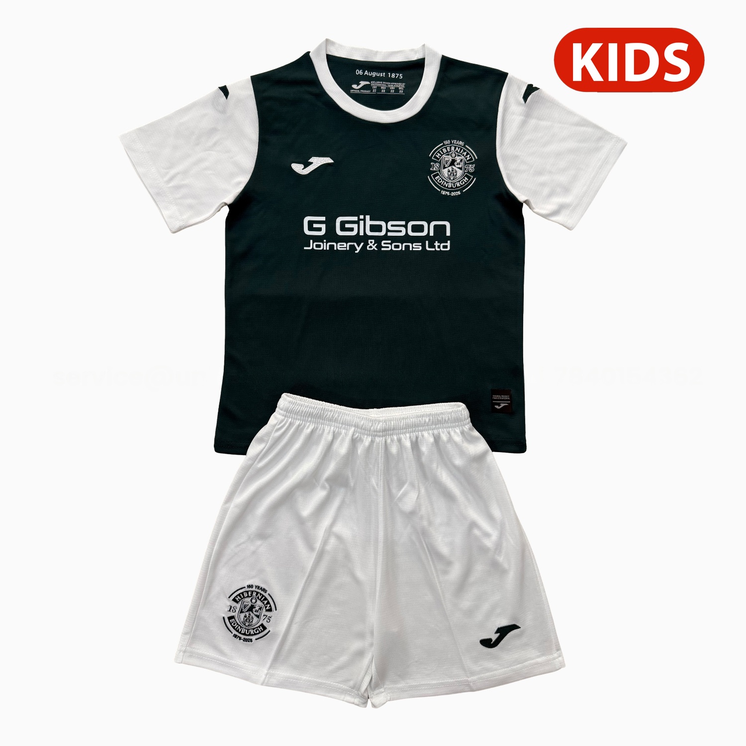 Hibernian 25-26 Home Kids Kit - UnitedFutballJersey
