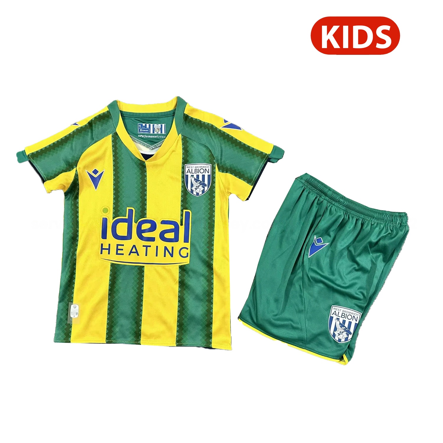 West Bromwich Albion 25-26 Away Kids Kit - UnitedFutballJersey