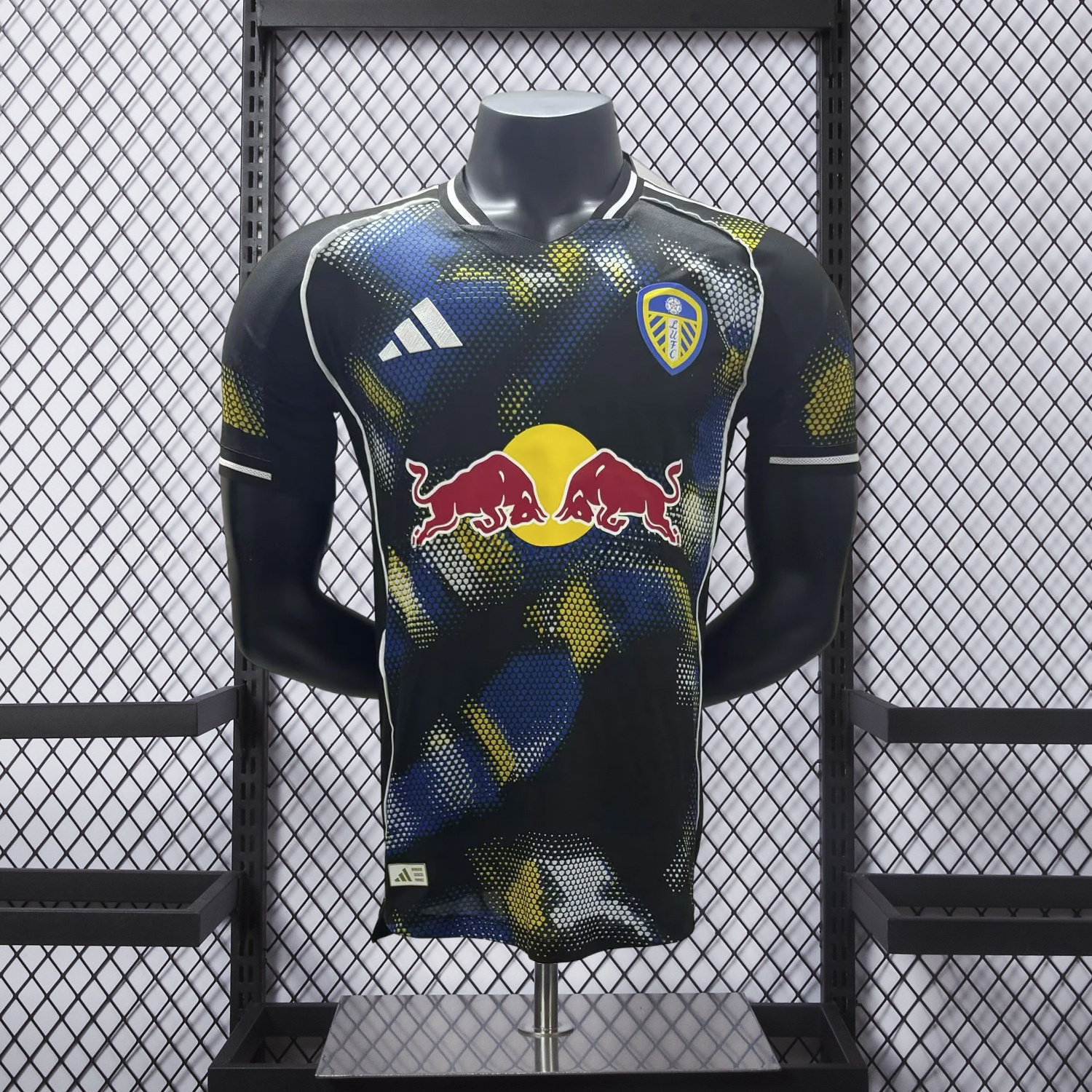 Leeds United 25-26 Third Black Jersey - Player Version - UnitedFutballJersey
