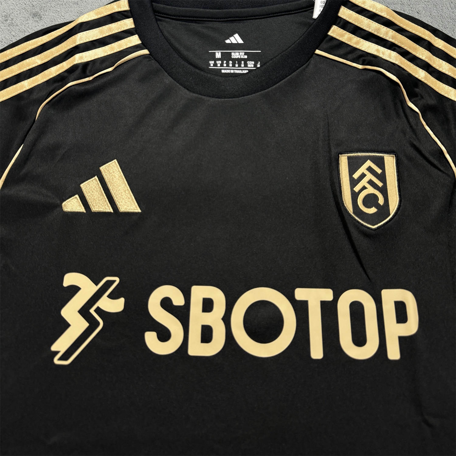 Fulham 25-26 Third Black Jersey - Fans Version - UnitedFutballJersey