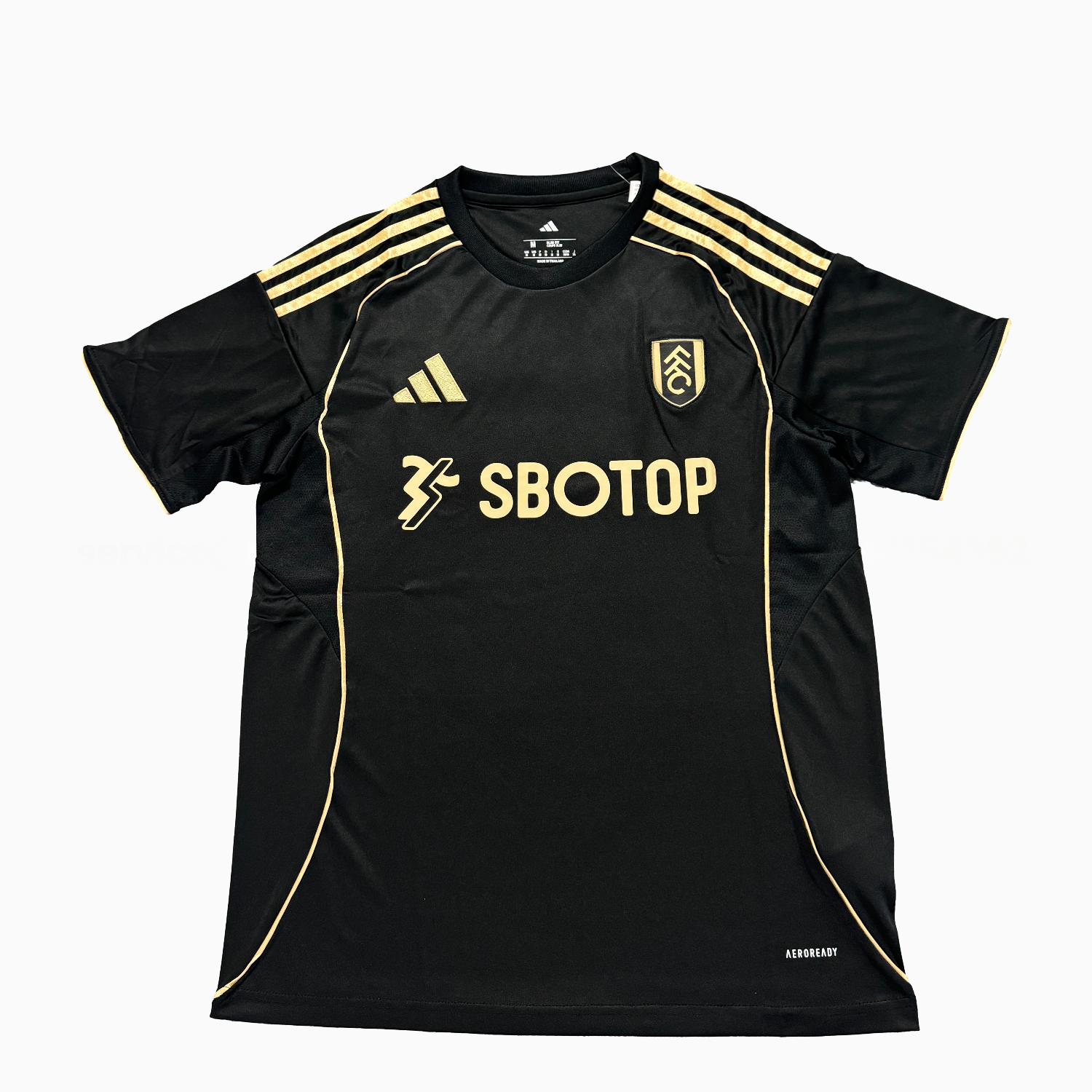 Fulham 25-26 Third Black Jersey - Fans Version - UnitedFutballJersey