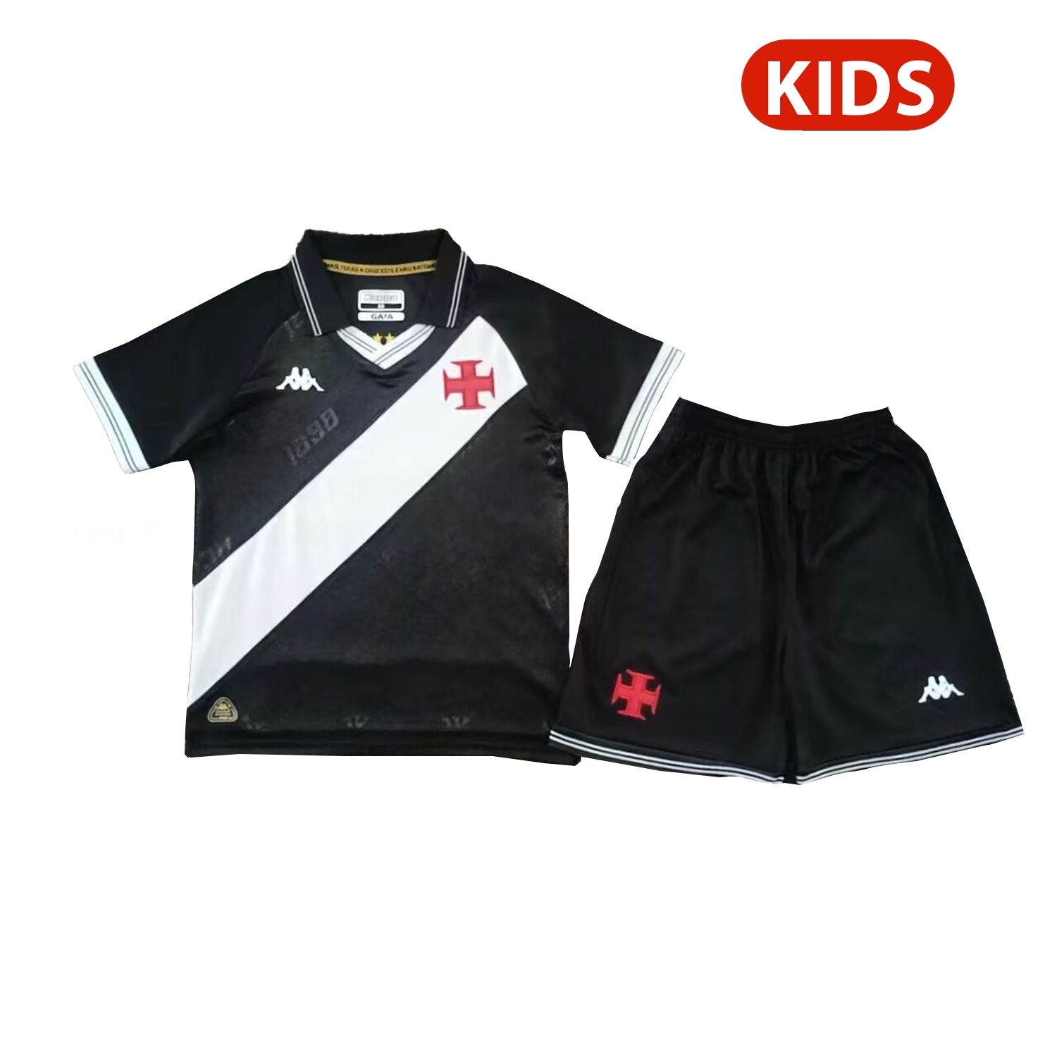 Vasco da Gama 25-26 Home Unsponsored Kids Kit - UnitedFutballJersey