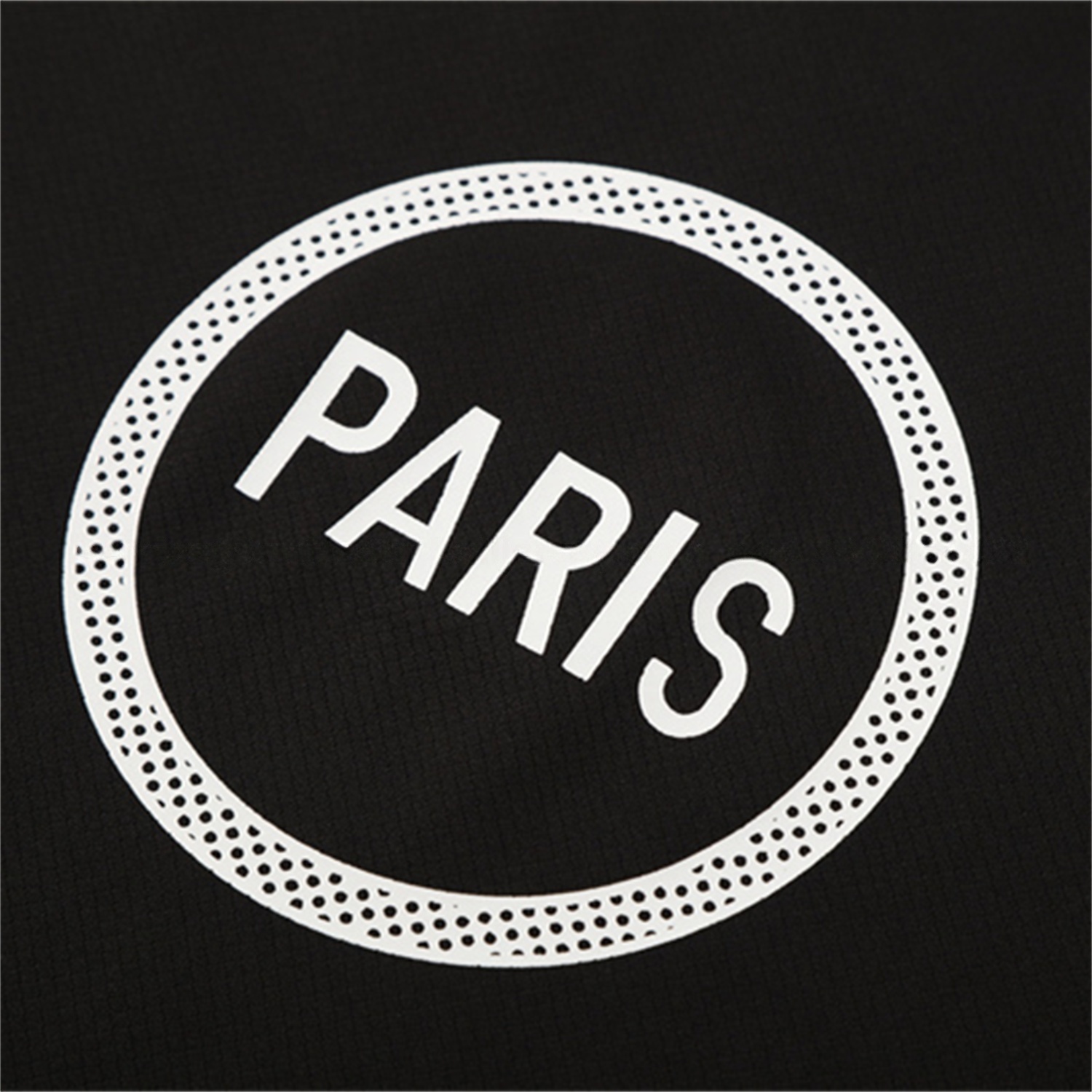 Paris Saint-Germain PSG 25-26 Kids Short-Sleeve Training Set - White Edge Black Top & Black Shorts - UnitedFutballJersey