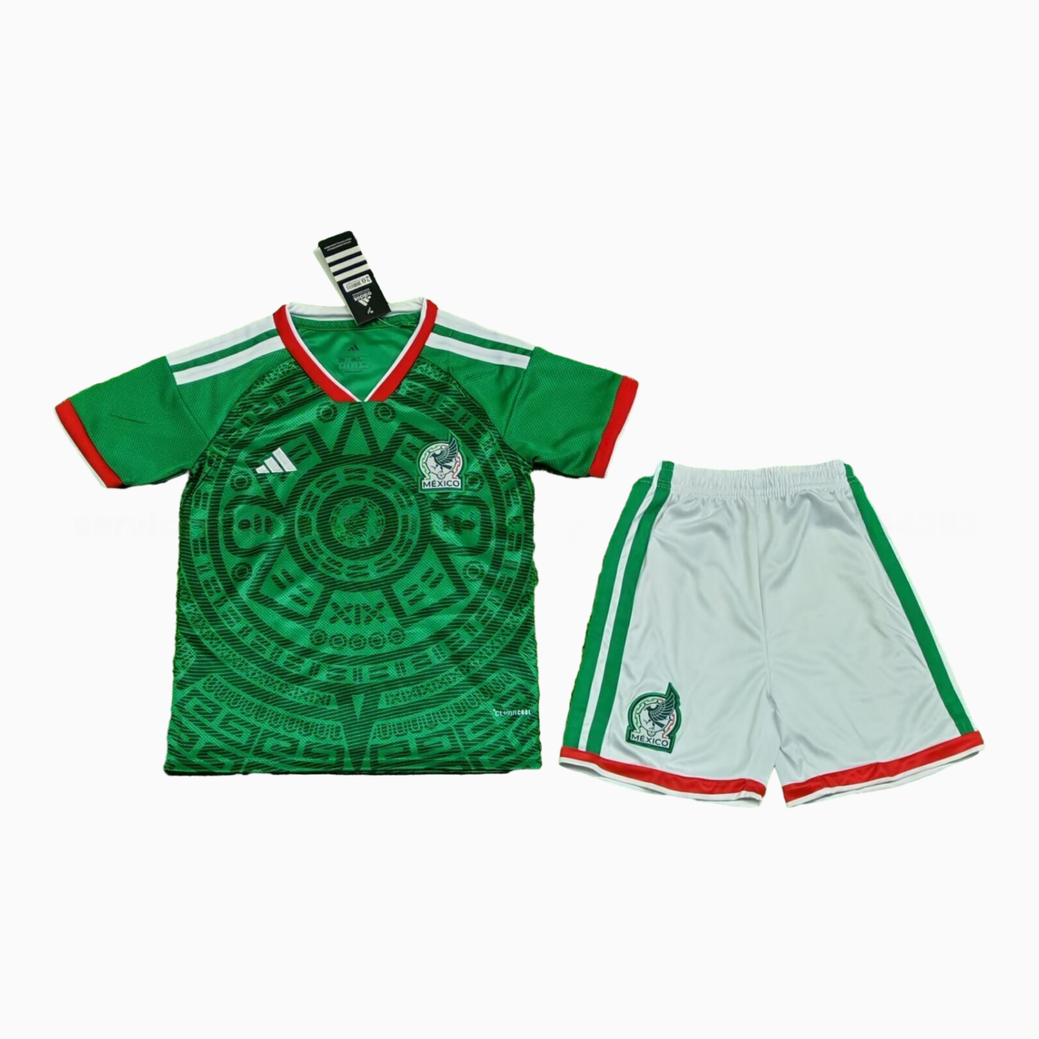 Mexico 25-26 Home (Informal-release Version) Kids Kit - UnitedFutballJersey