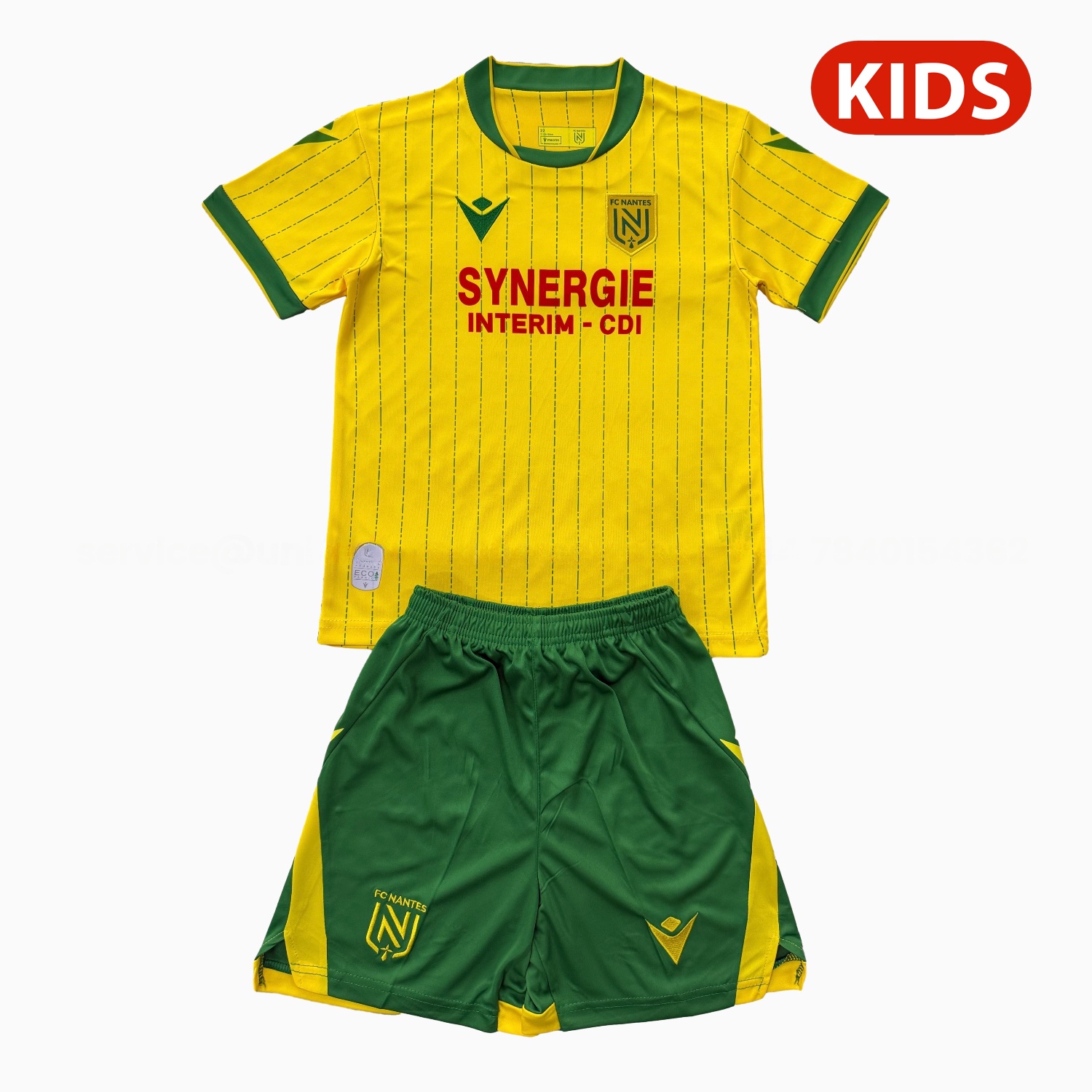 Nantes 25-26 Home Kids Kit - UnitedFutballJersey