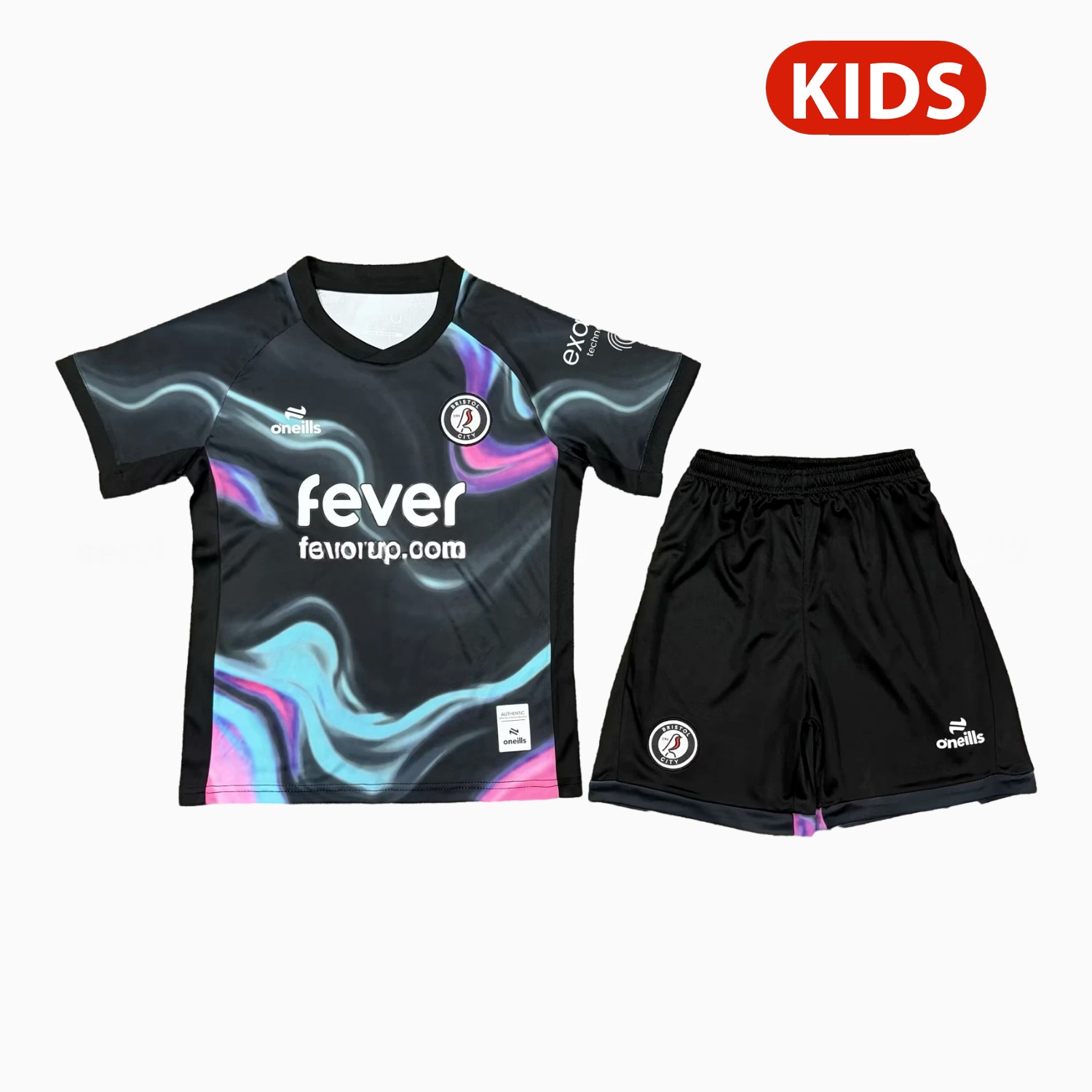 Bristol City 25-26 Third Fantasy Colors Kids Kit - UnitedFutballJersey