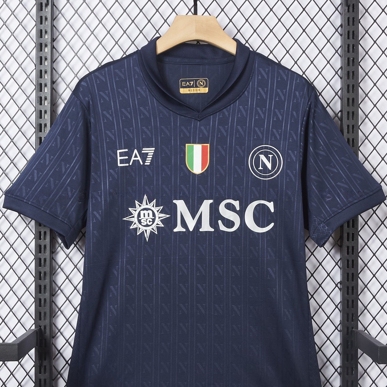 Napoli 25-26 European Third Deep Blue Jersey - Fans Version - UnitedFutballJersey