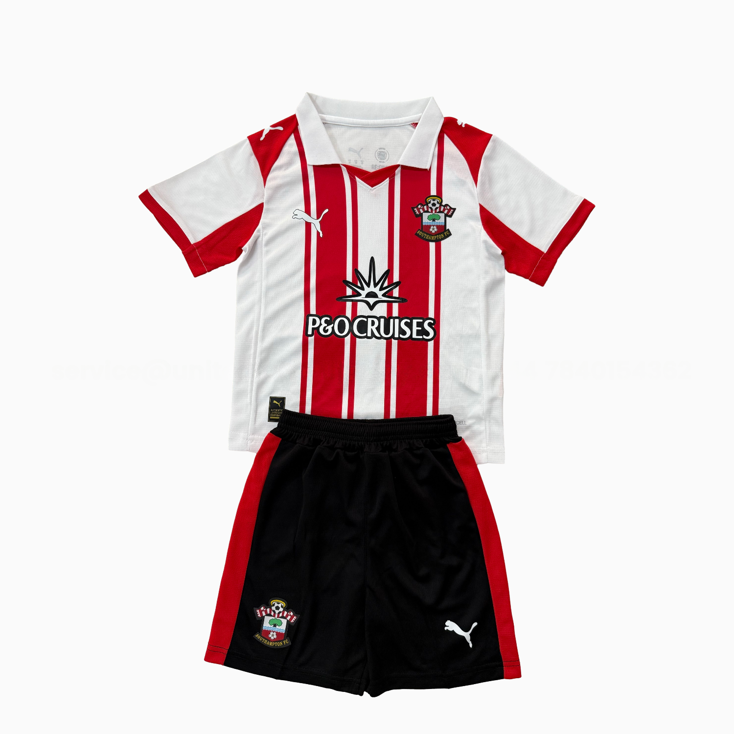 Southampton 25-26 Home Men's Adult Jersey Set - Fans Version - UnitedFutballJersey